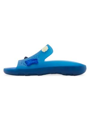 Burberry Stingray charm-embellished slides - Blue