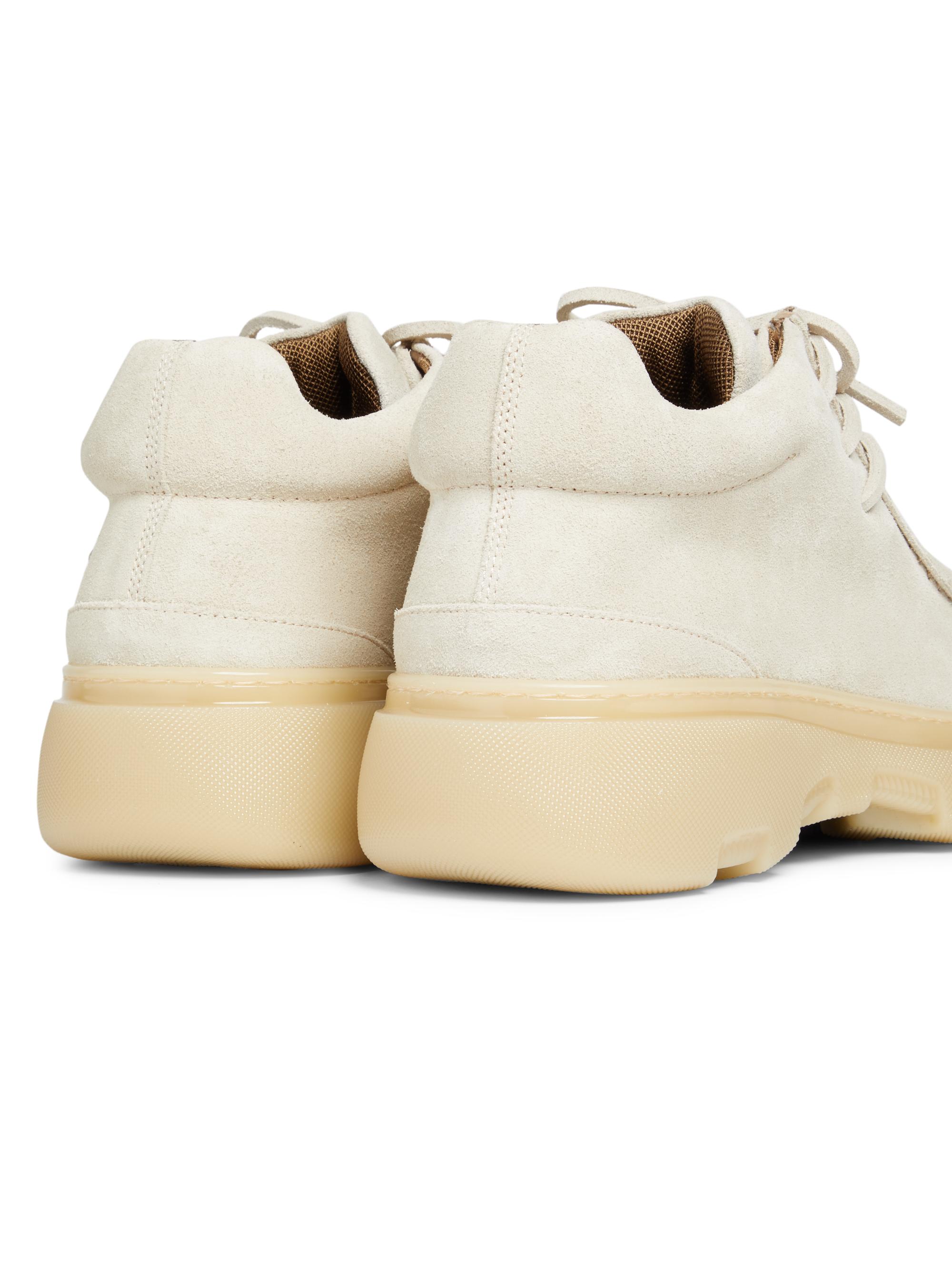 burberry クリーパー　レースアップ　グリーン スエード Burberry Creeper Mid Lace-Up Boots | Saks Fifth Avenue