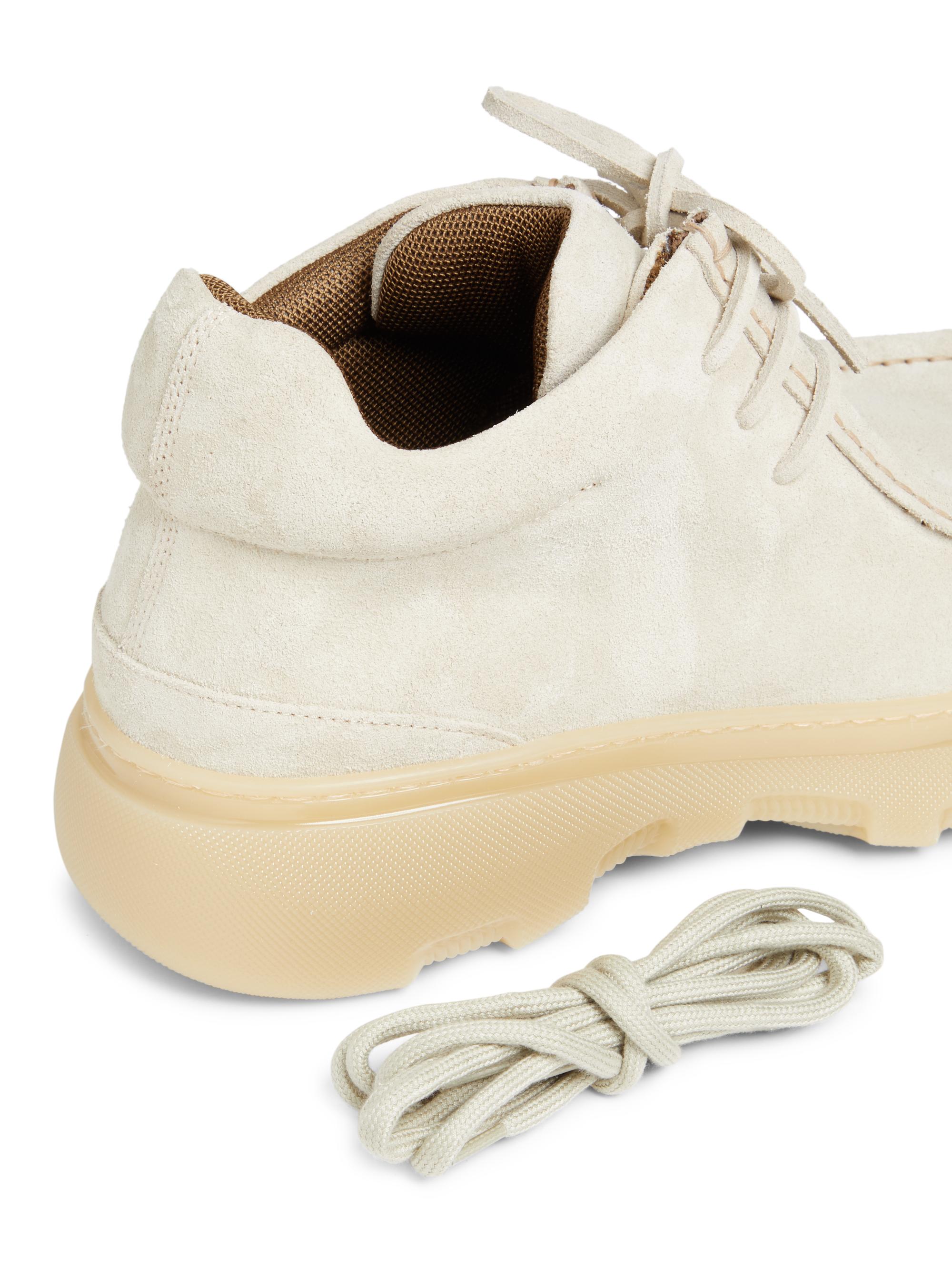 Burberry Creeper Mid Lace-Up Boots Clay Tan Suede Men’s EU 44/US 11 Shop Creeper Lace-Up Derby Boots on Sale at BeyondStyle  main image 3