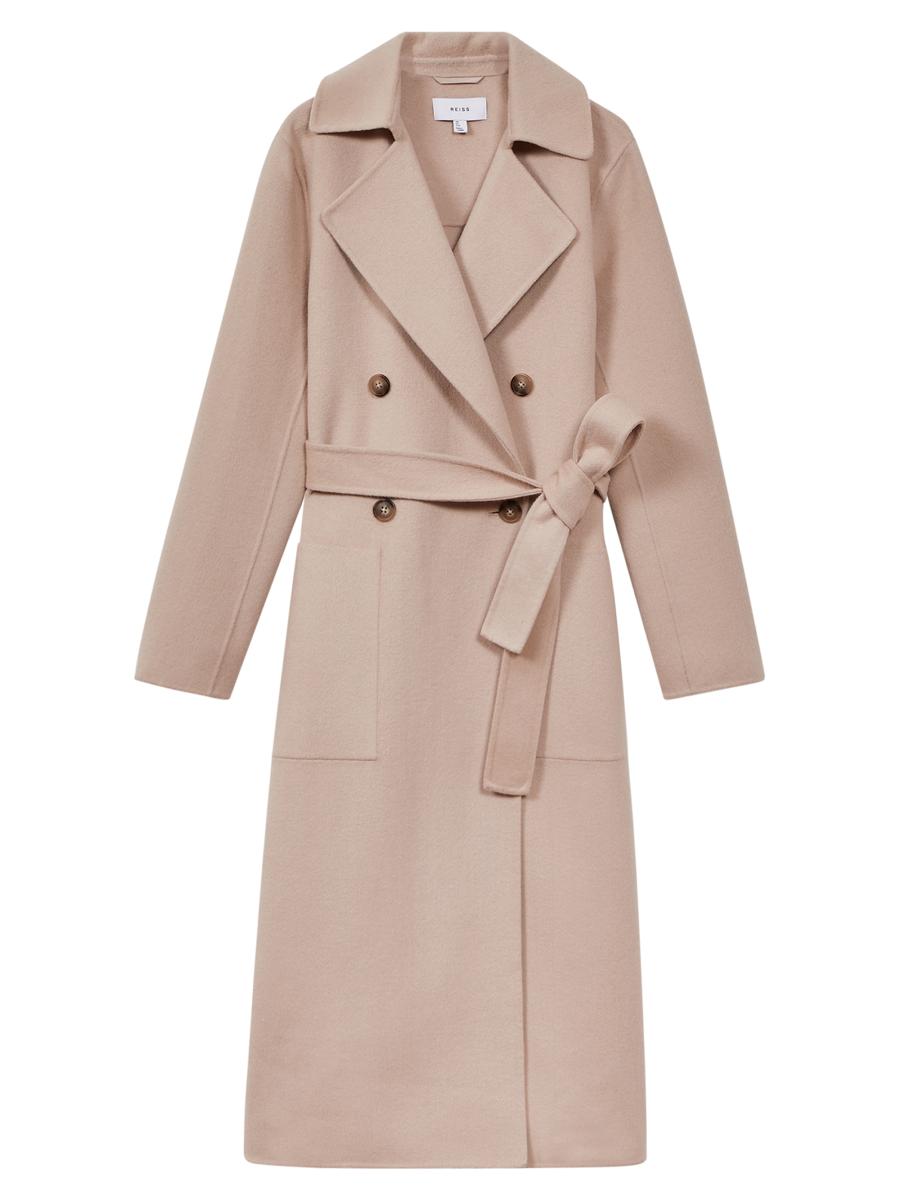 Reiss Sasha Double-Breasted Wool-Blend Coat Saks Fifth Avenue