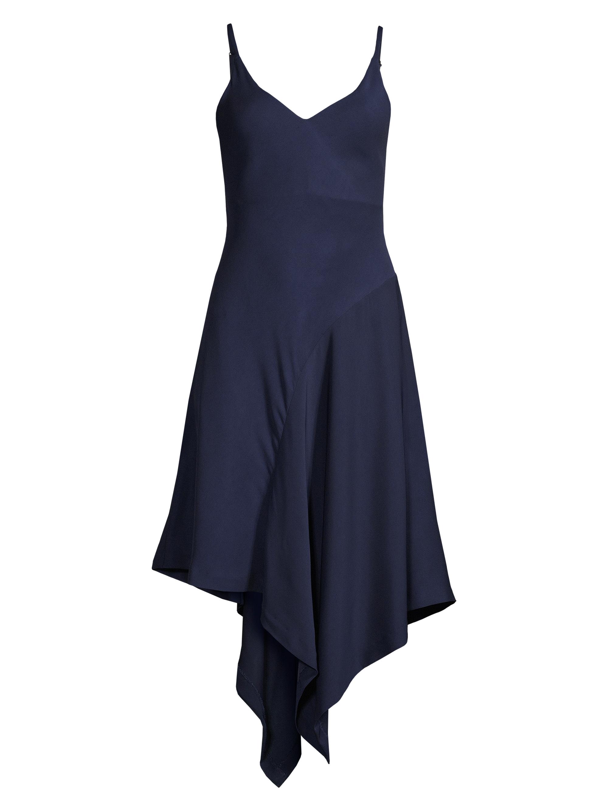 Natori Women's Stretch Crepe Handkerchief Dress - Midnight