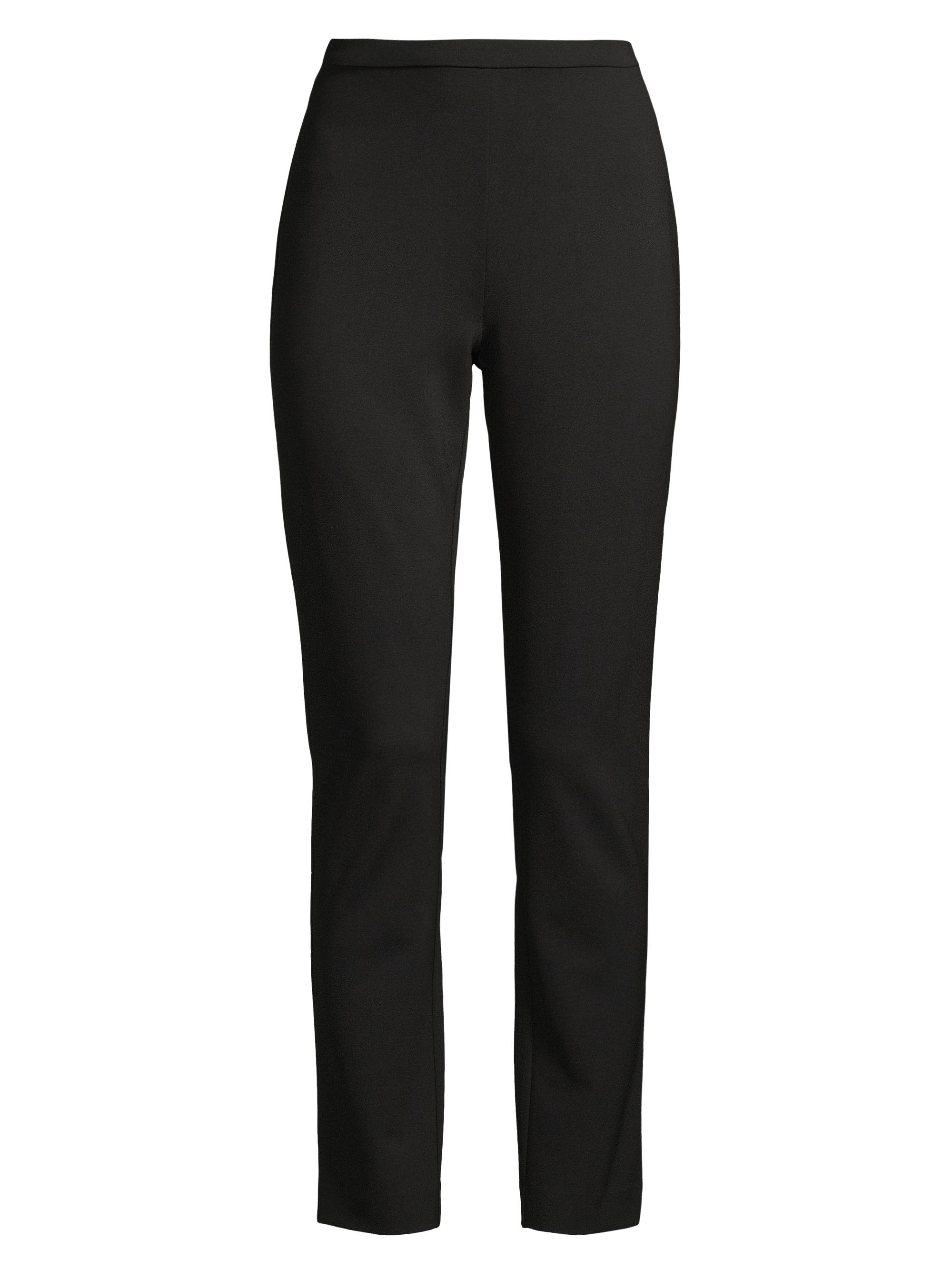Natori Women's Ponte Tapered Ankle Pants - Black