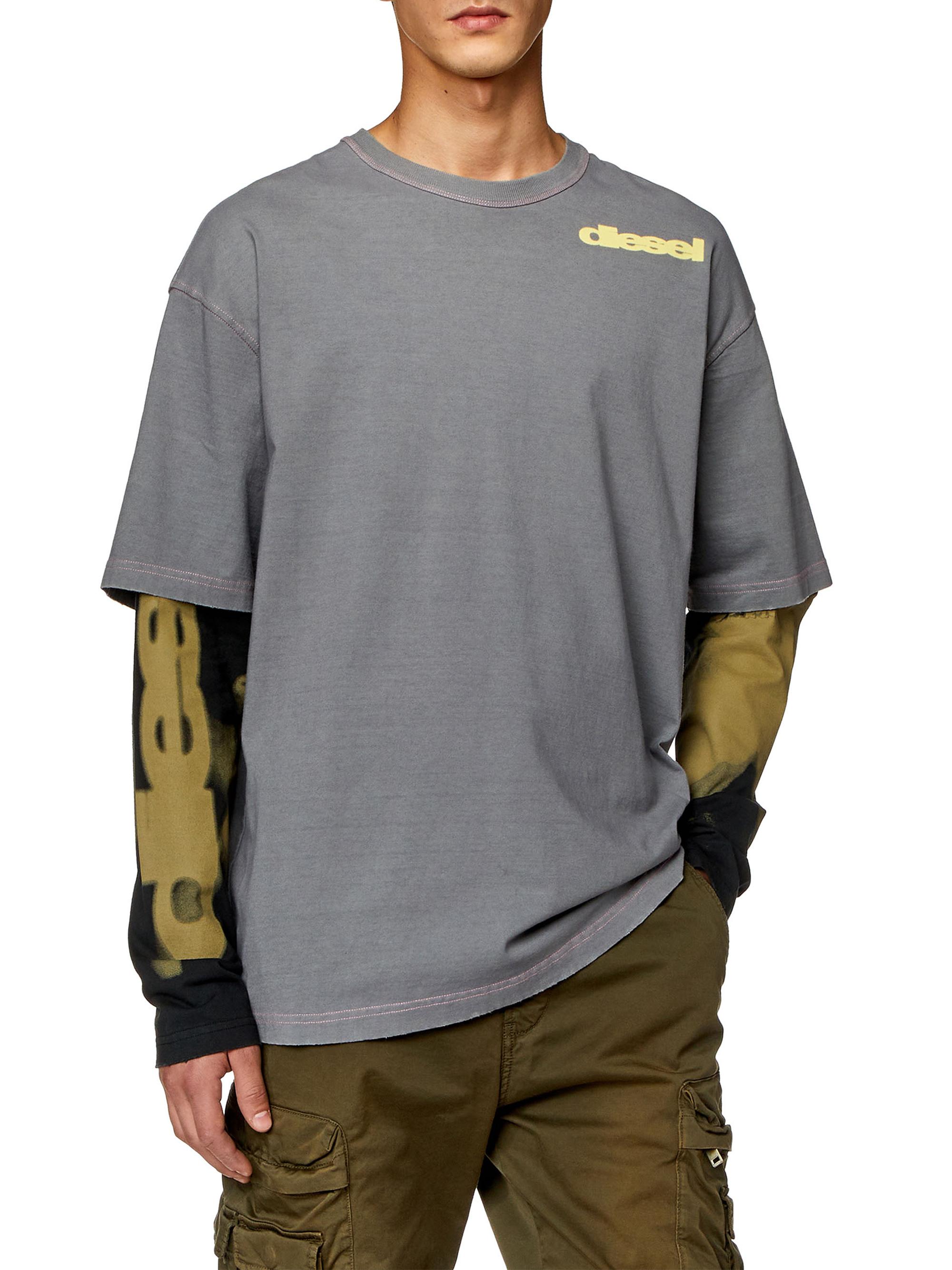 Diesel Wesher Layered Cotton Long-Sleeve T-Shirt | Saks Fifth Avenue