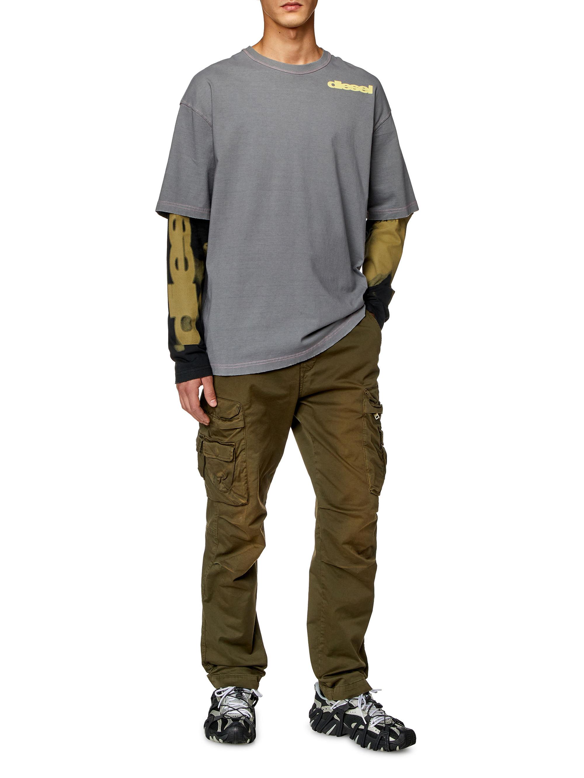 Diesel Wesher Layered Cotton Long-Sleeve T-Shirt | Saks