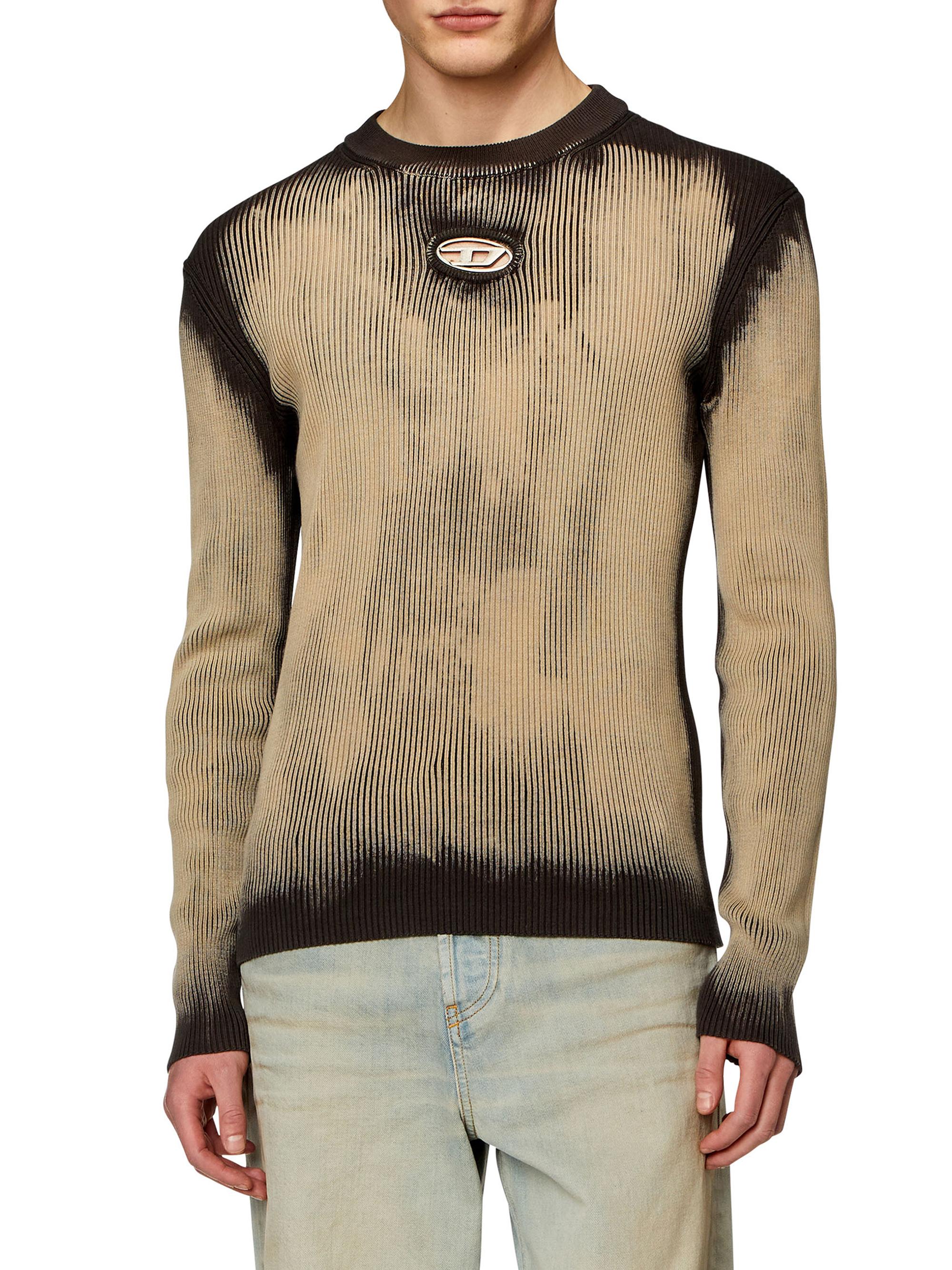 DISEL k-darin ニット グラデーションリブセーター DISEL k