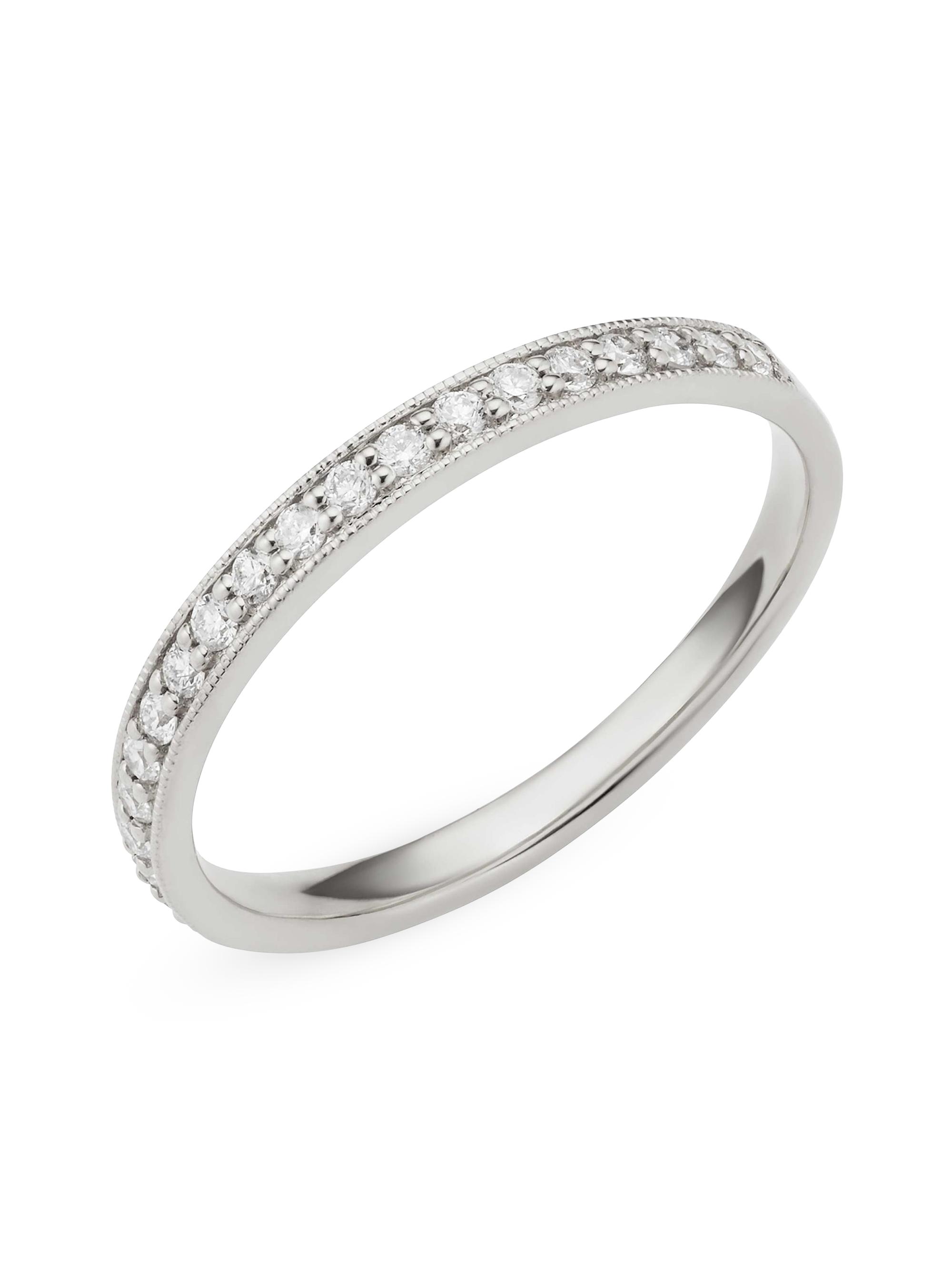 Oradina Women's 14K White Gold The Regal Diamond Band - White Gold