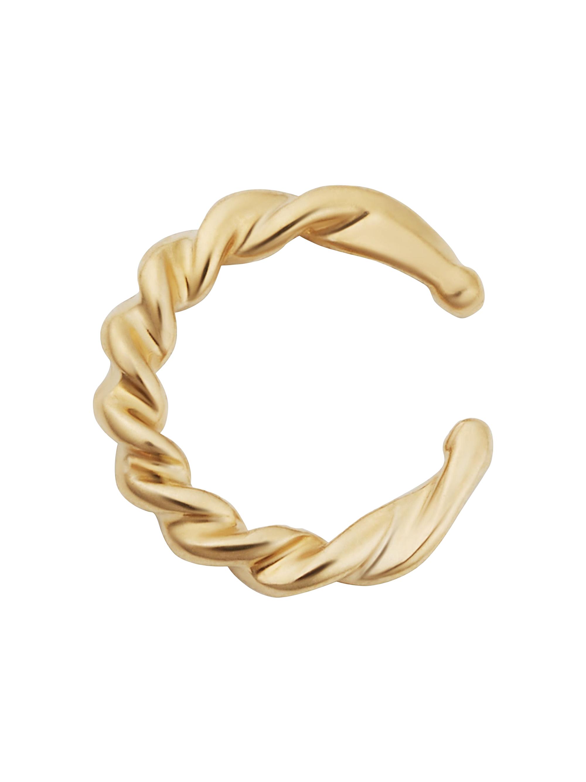 Oradina Women's 14K Yellow Gold With A Twist Ear Cuff - Yellow Gold