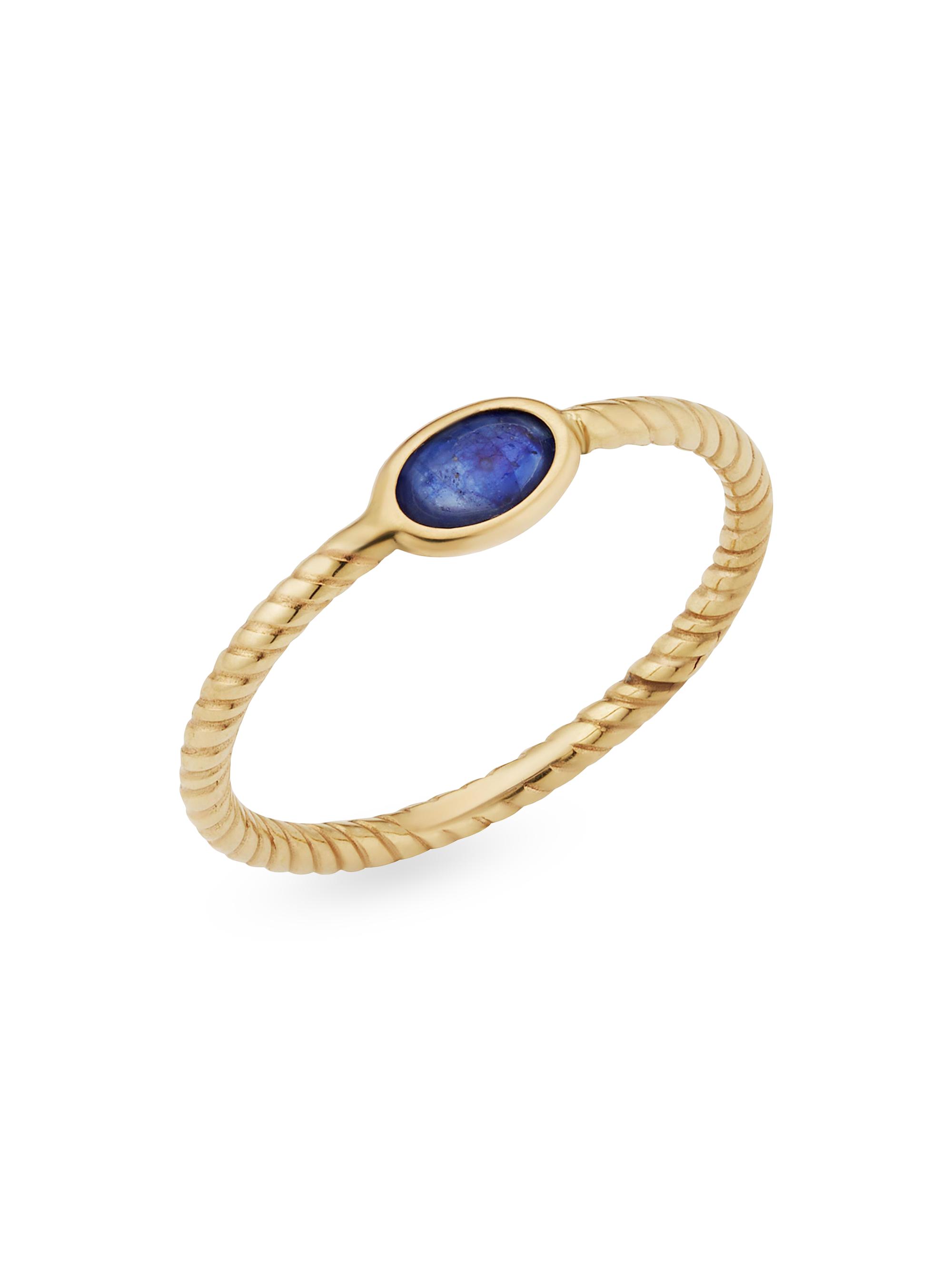 Oradina Women's 14K Yellow Gold Sapphire Heritage Ring - Yellow Gold