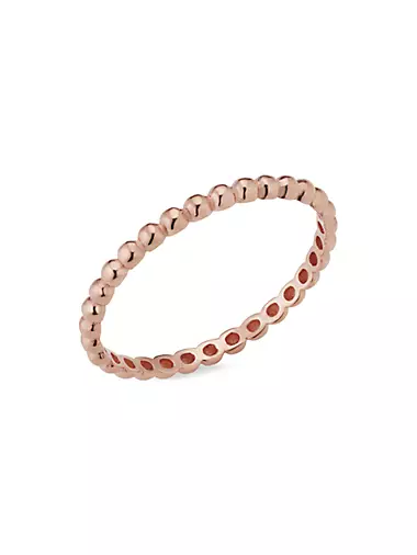 14K Rose Gold Have a Ball Stack Ring