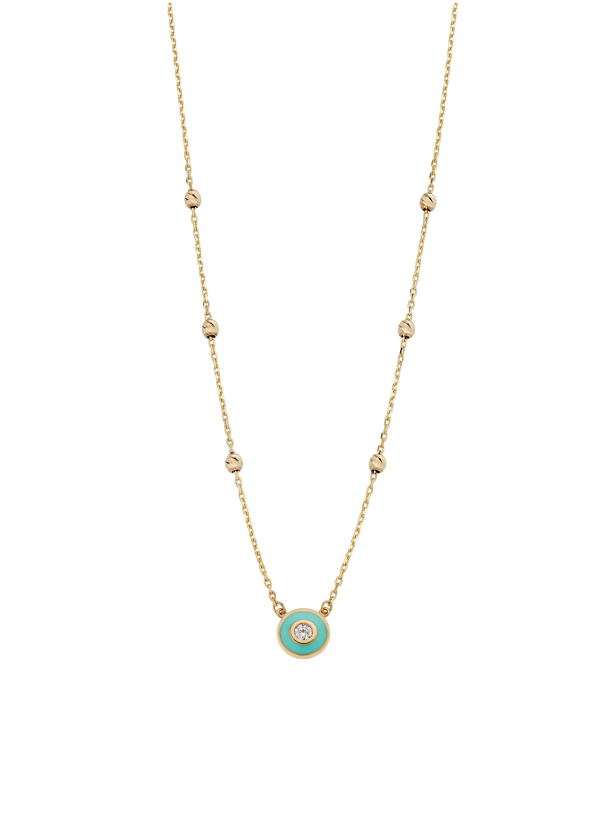 Oradina Women's 14K Yellow Gold Femme Station Necklace - Yellow Gold