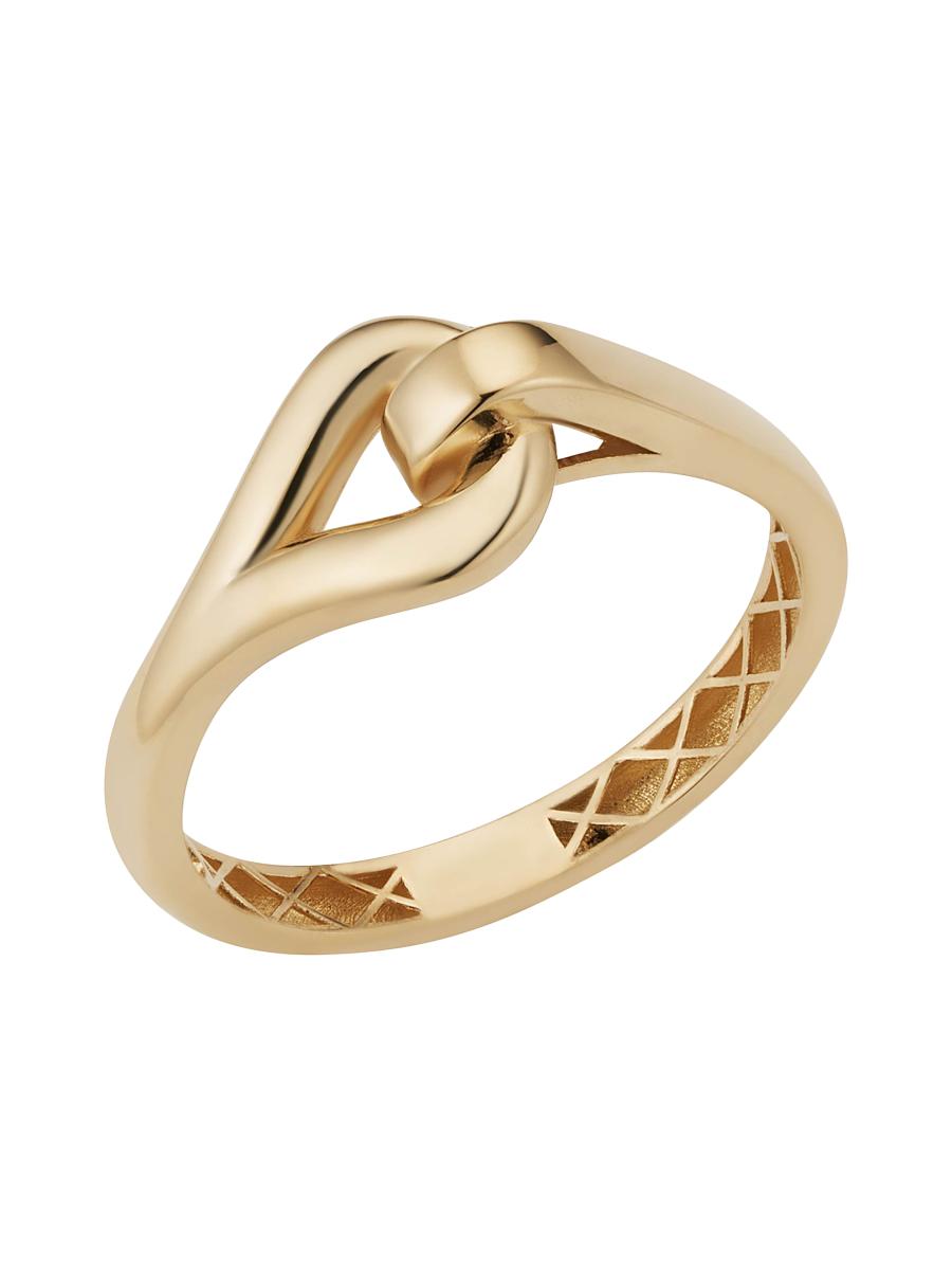 Oradina 14K Yellow Gold Forever Linked Ring | Saks Fifth Avenue