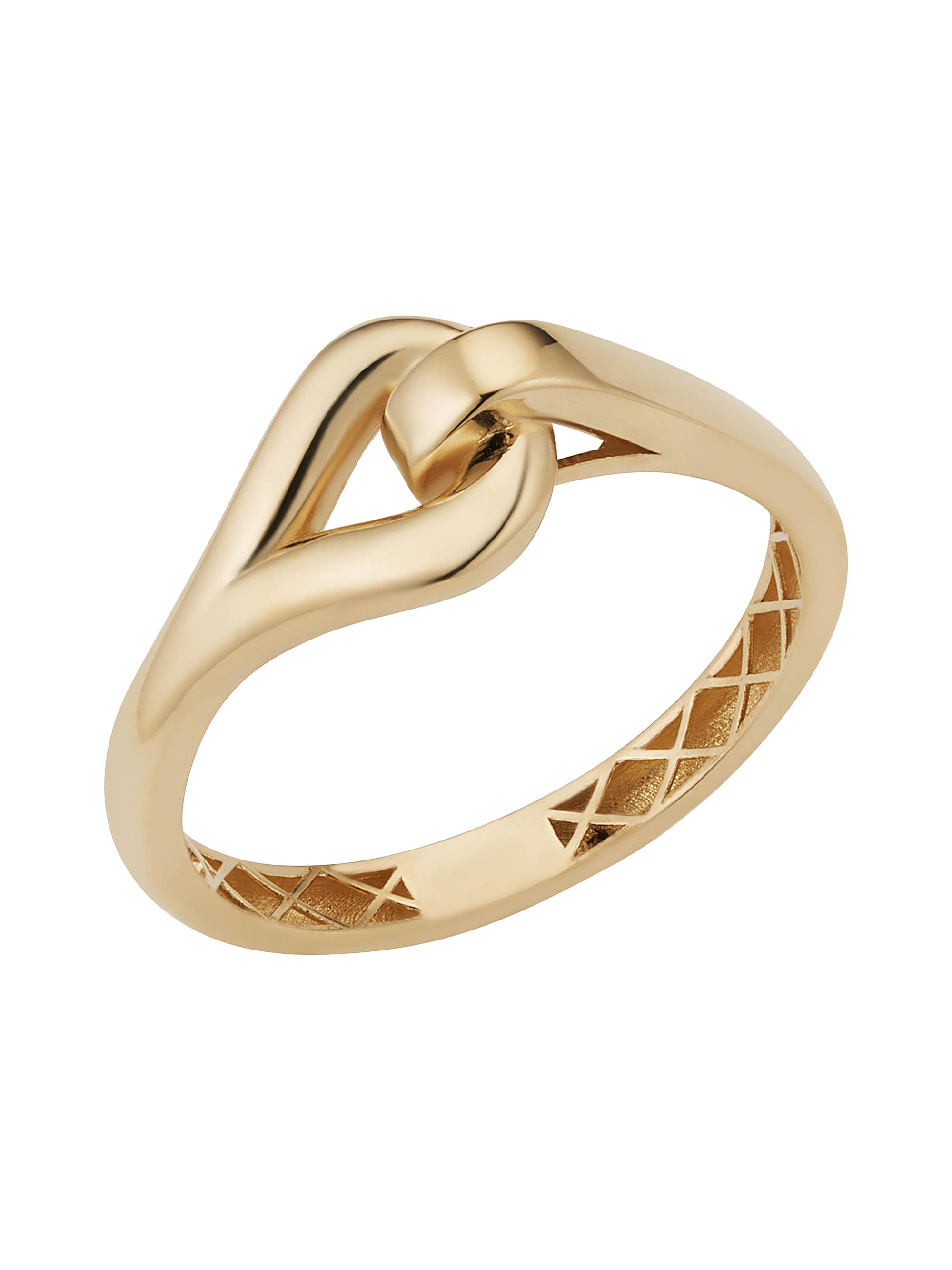 Oradina Women's 14K Yellow Gold Forever Linked Ring - Yellow Gold