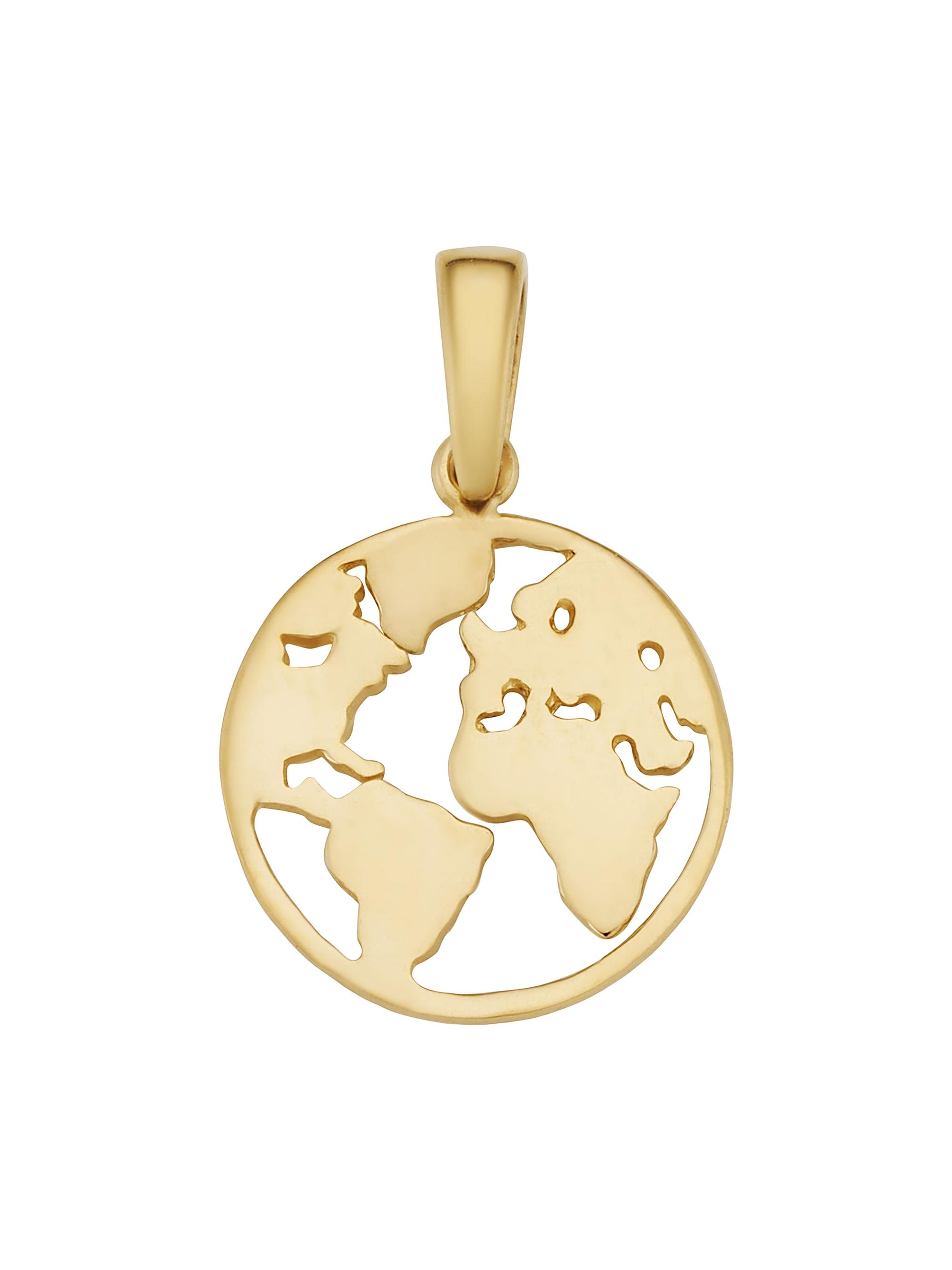Oradina Women's 14K Yellow Gold Joy To The World Pendant Charm - Yellow Gold
