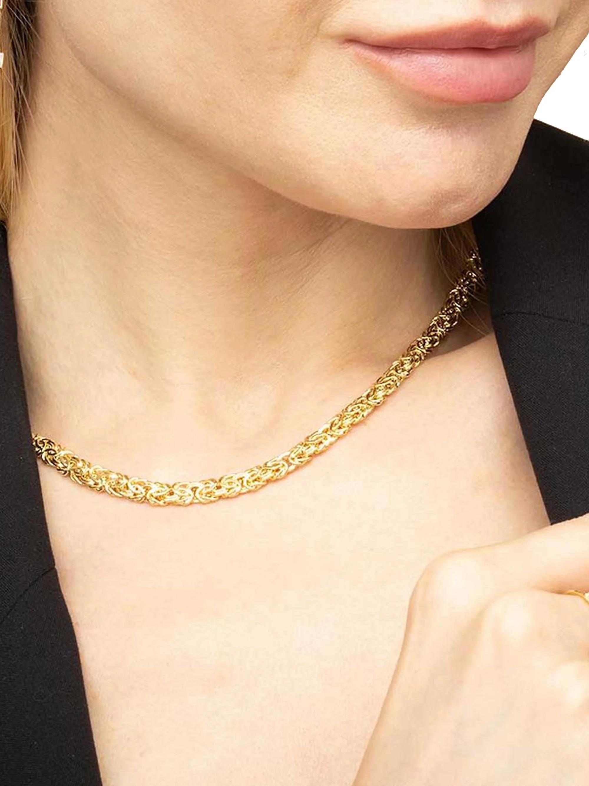 Oradina 14K Yellow Gold Byzantine Necklace | Saks Fifth Avenue