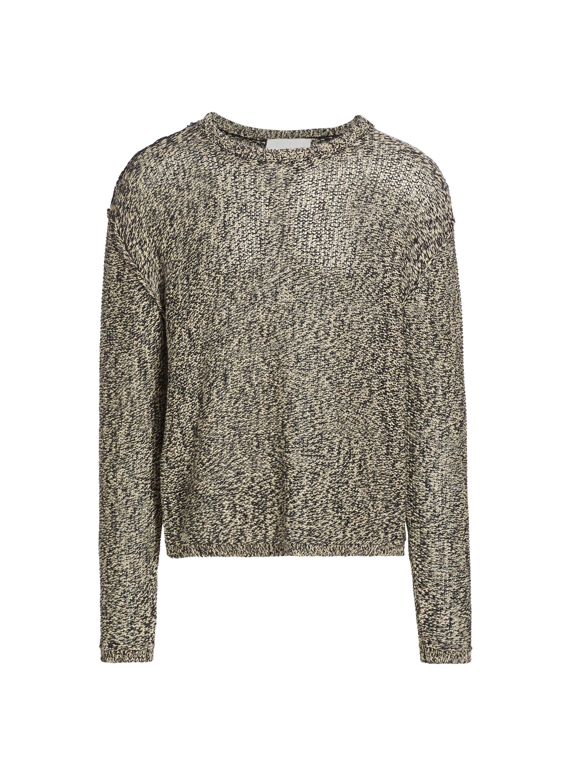Frame Men's Linen-Blend Marled Sweater - Beige Melange