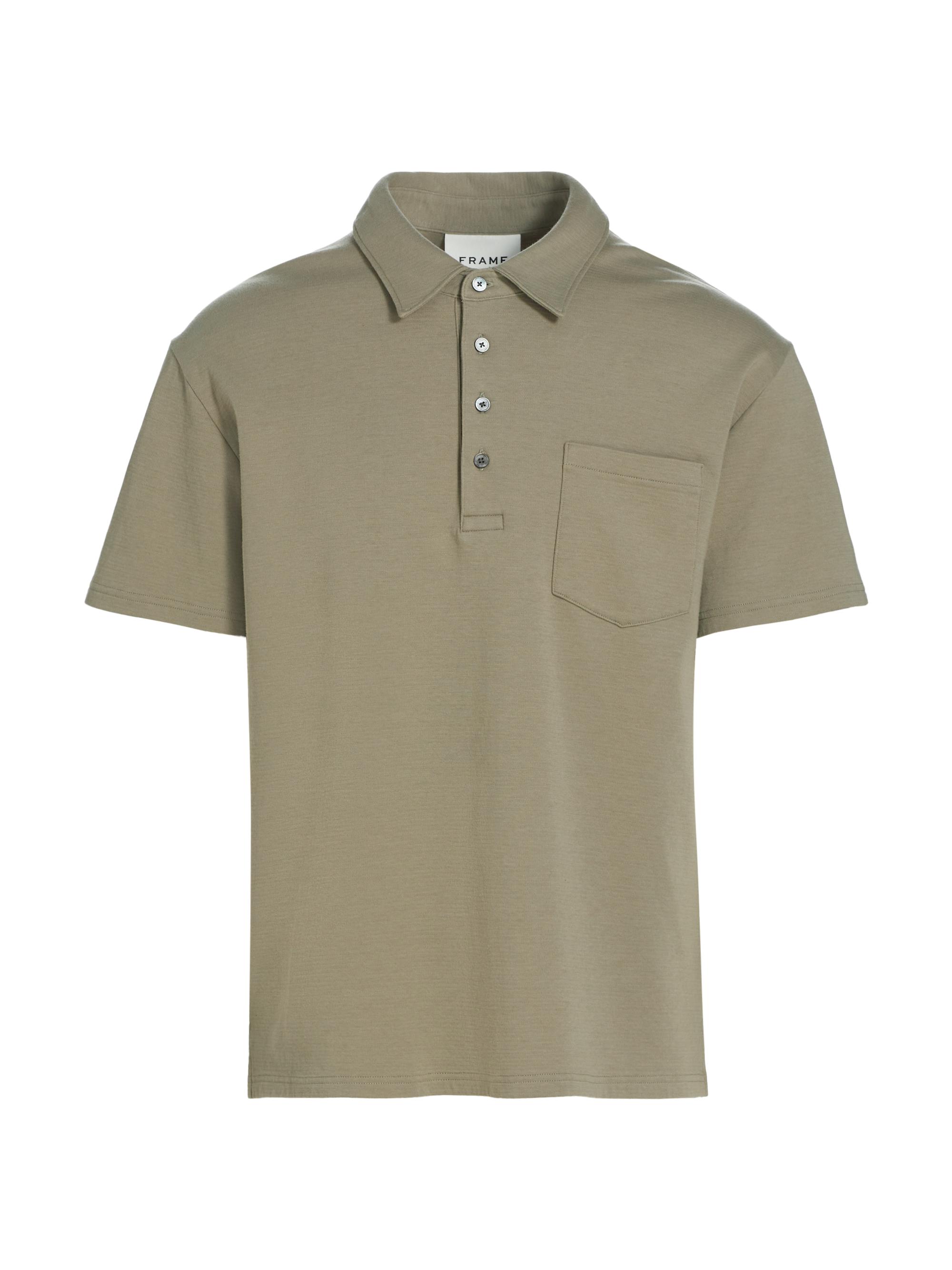 Frame Men's Duo Fold Polo Shirt - Dry Sage