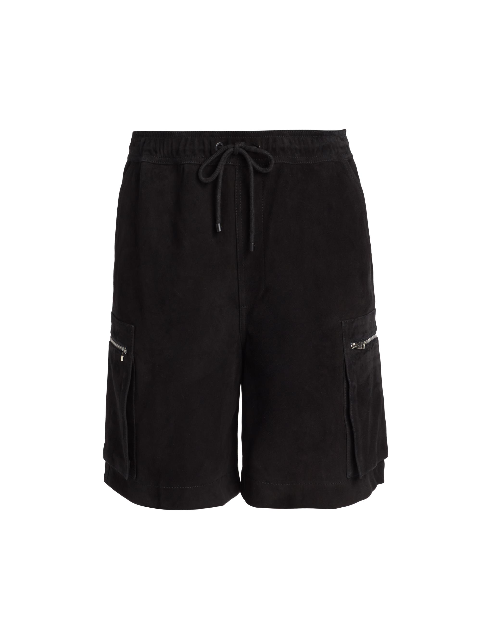 FRAME Suede Cargo Shorts | Saks Fifth Avenue