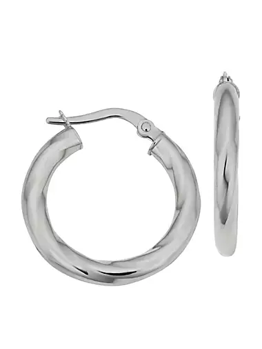 14K White Gold Silicone Hold Me Tight Earring Backs