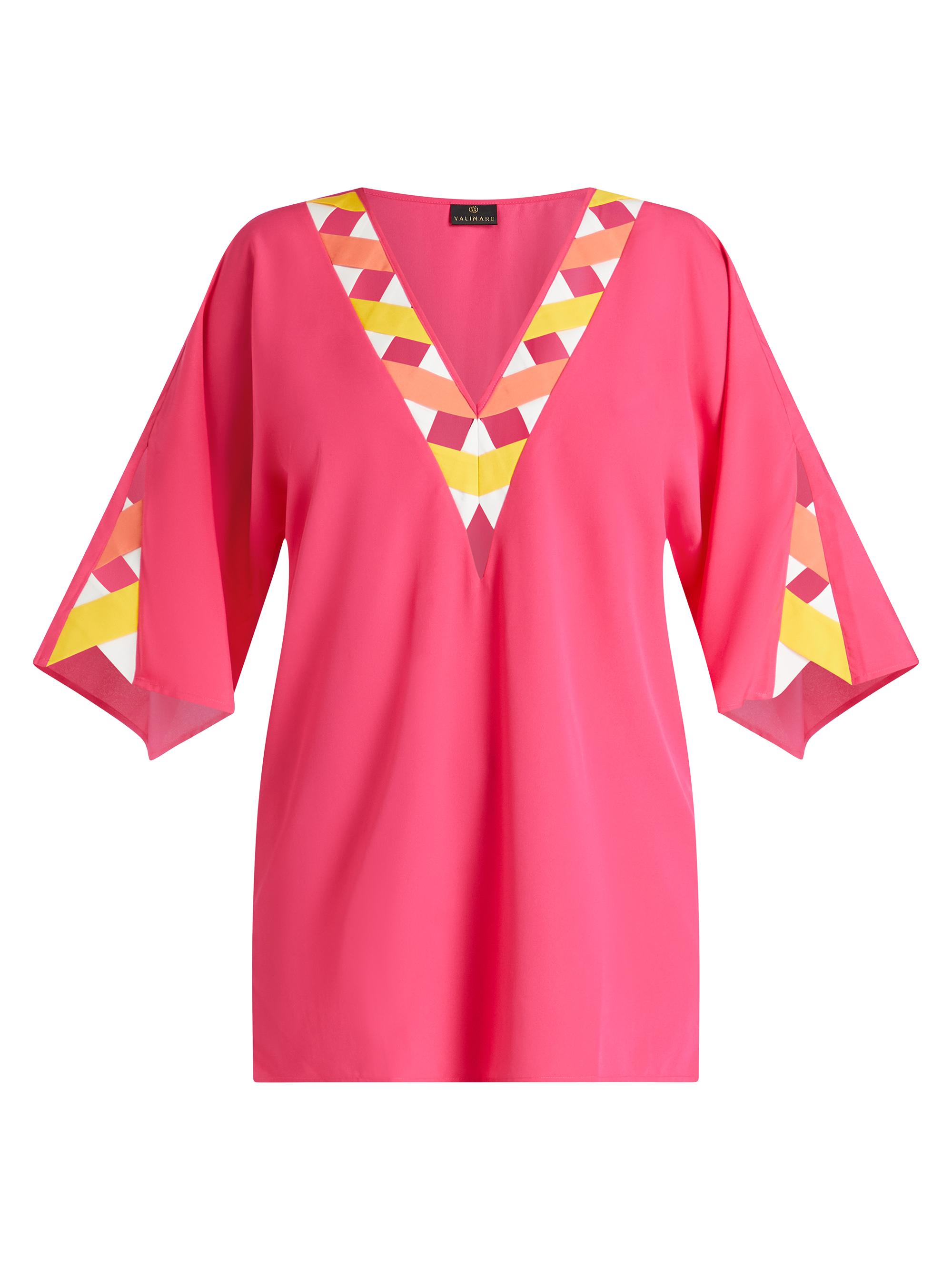 Valimare Women's Mallorca Cover-Up Tunic Dress - Fuscia