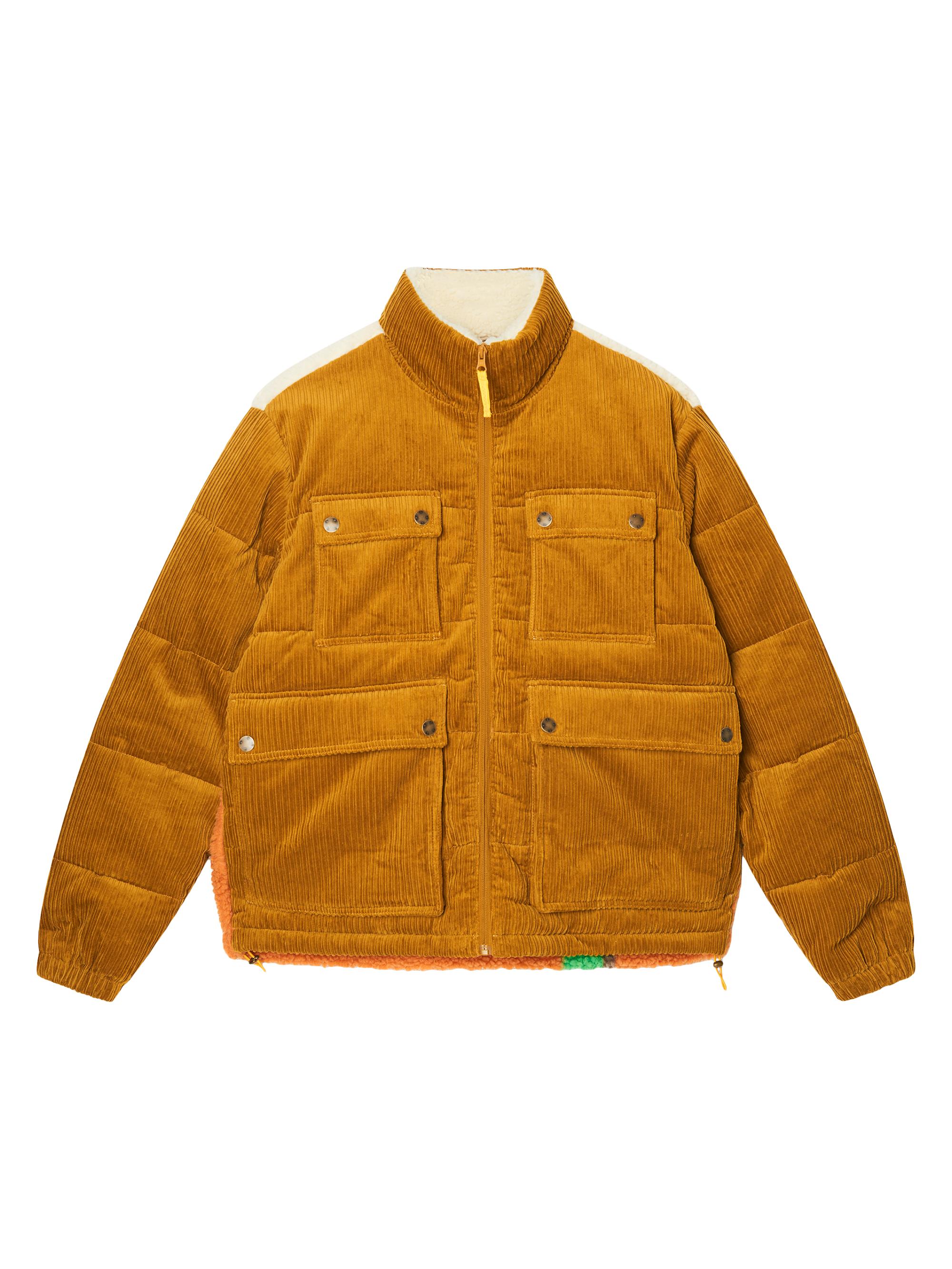Eaphi CORDUROY PUFFY JACKET eaphi】CORDUROY PUFFY JACKET HEAT