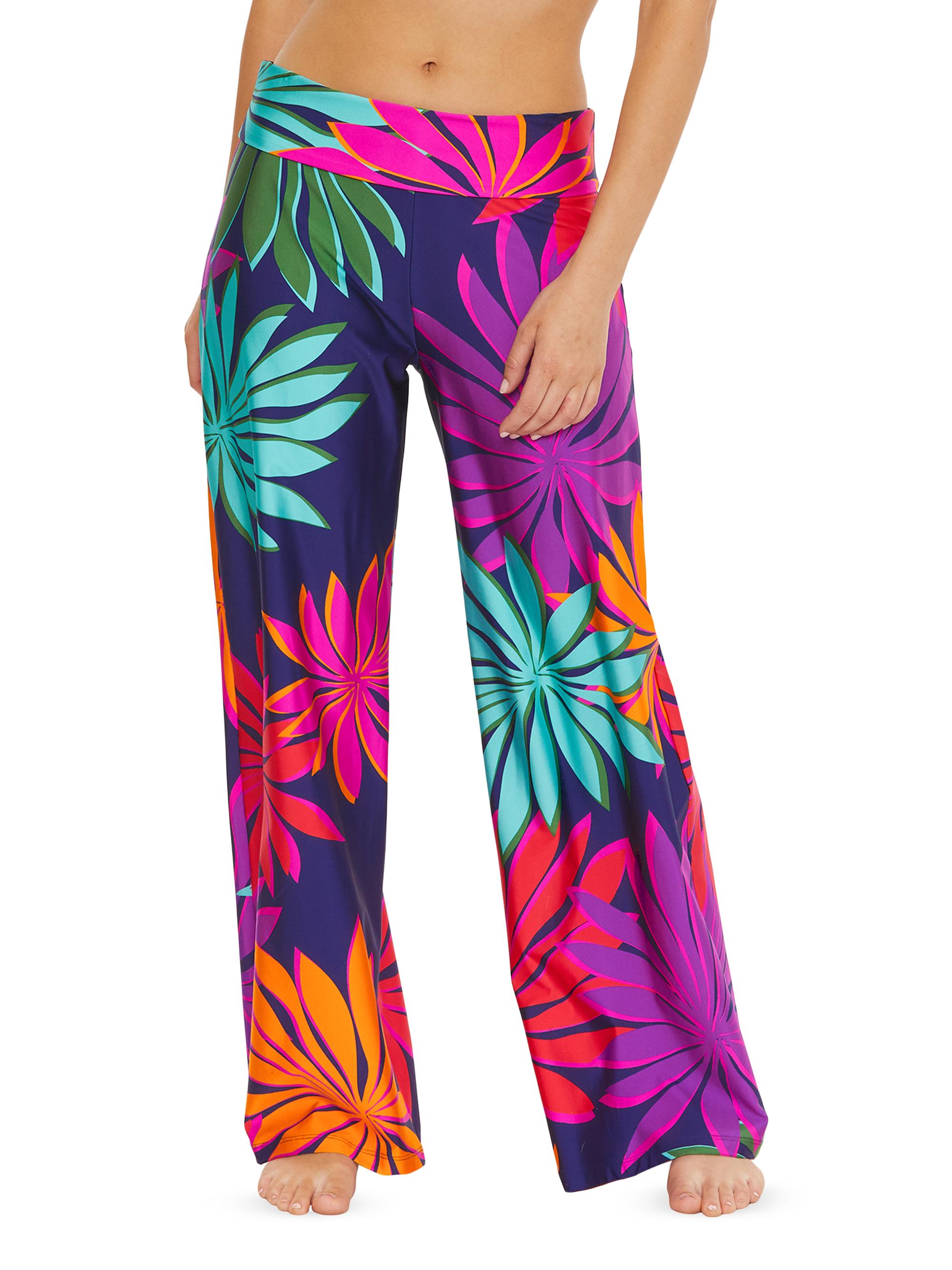 Trina Turk Women's Wailea Printed Wide-Leg Pants