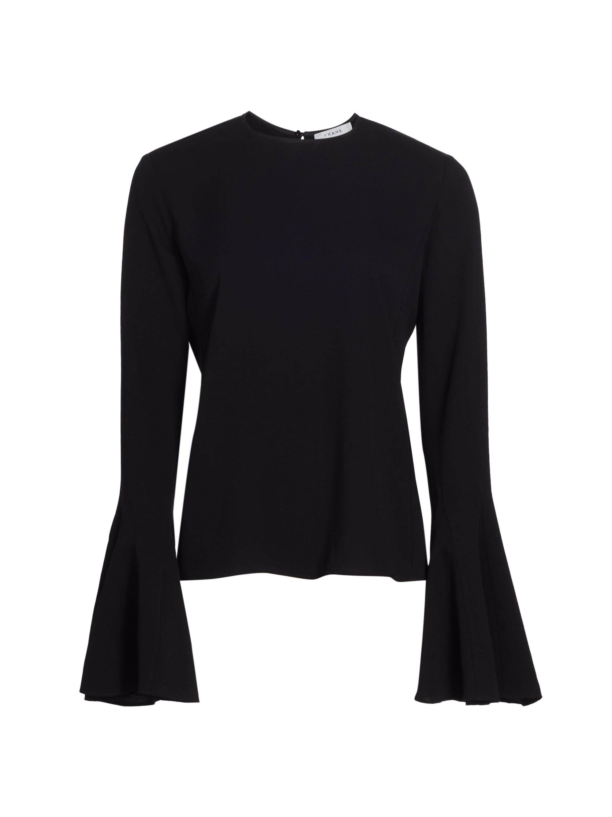 Frame Flutter-Sleeve Top | Saks Fifth Avenue