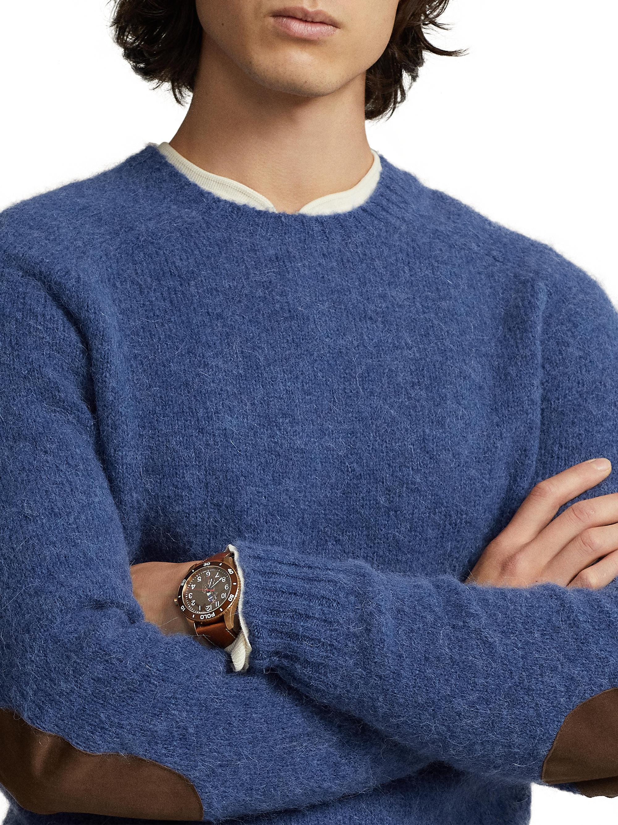 Polo Ralph Lauren Wool & Alpaca-Blend Crewneck Sweater | Saks
