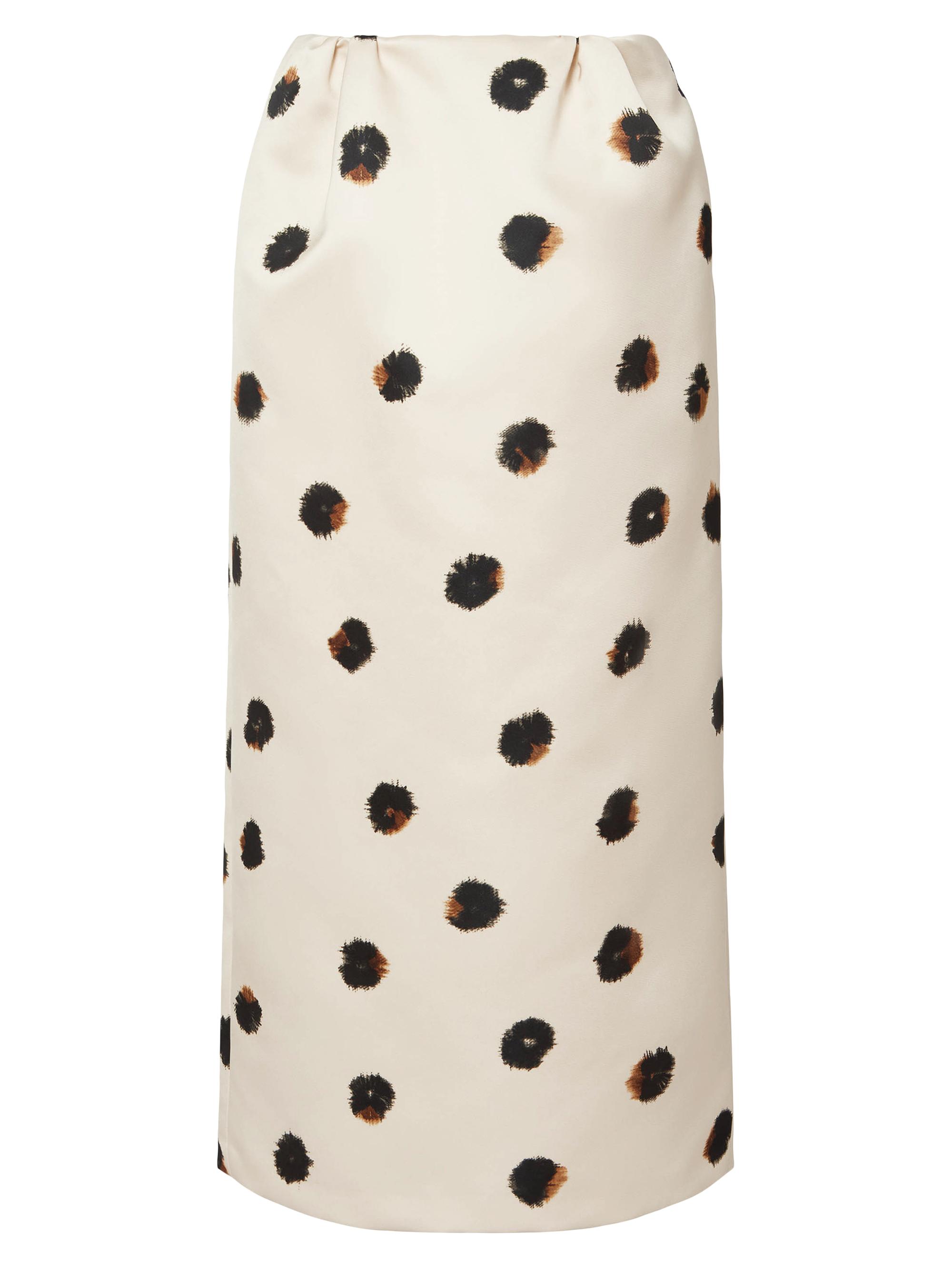 Altuzarra Women's Karina Printed Midi Skirt - Sparrow Irregular Dot
