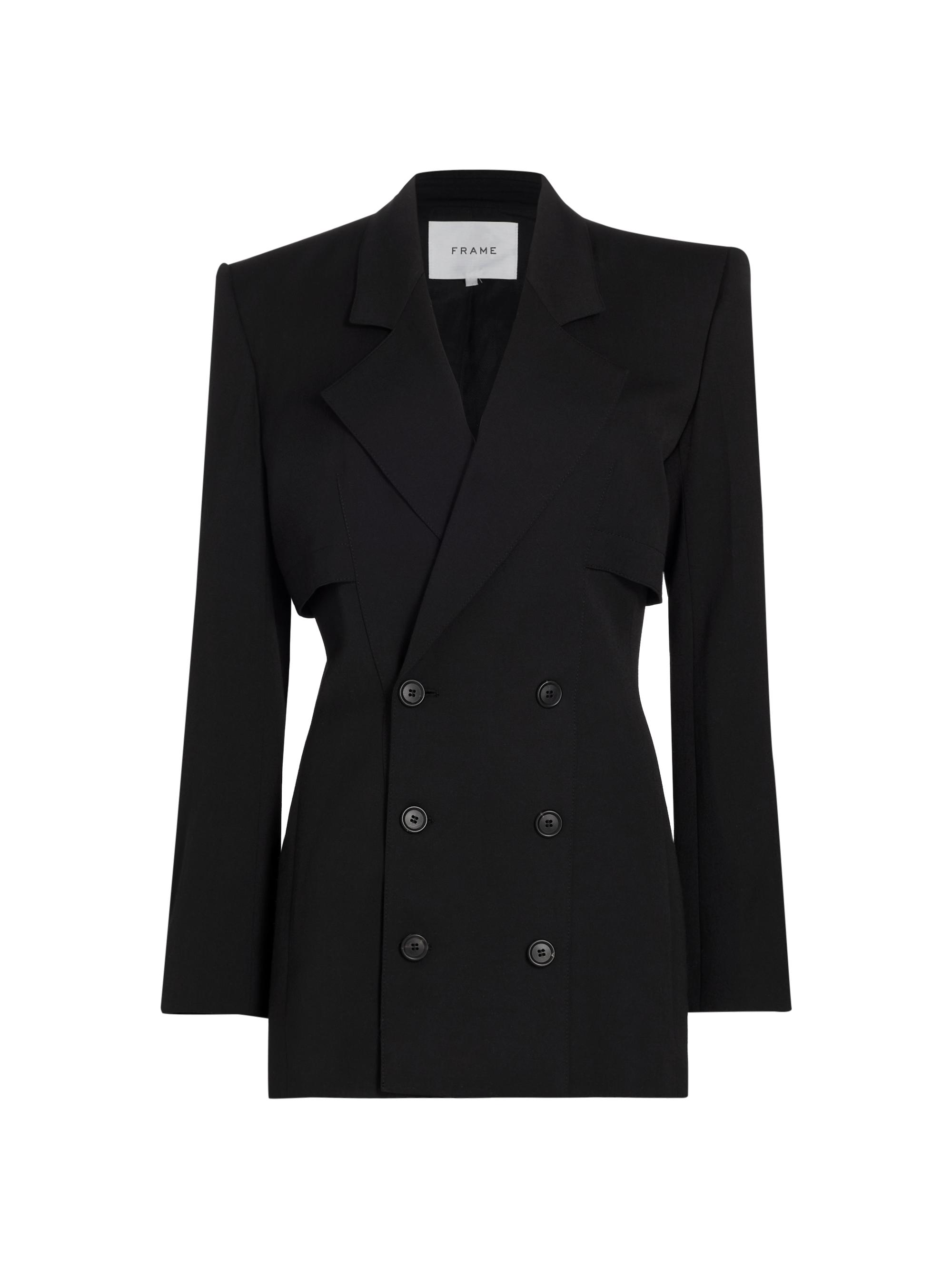 L'AGENCE Jayda Double-Breasted Ponte Blazer | Saks Fifth Avenue