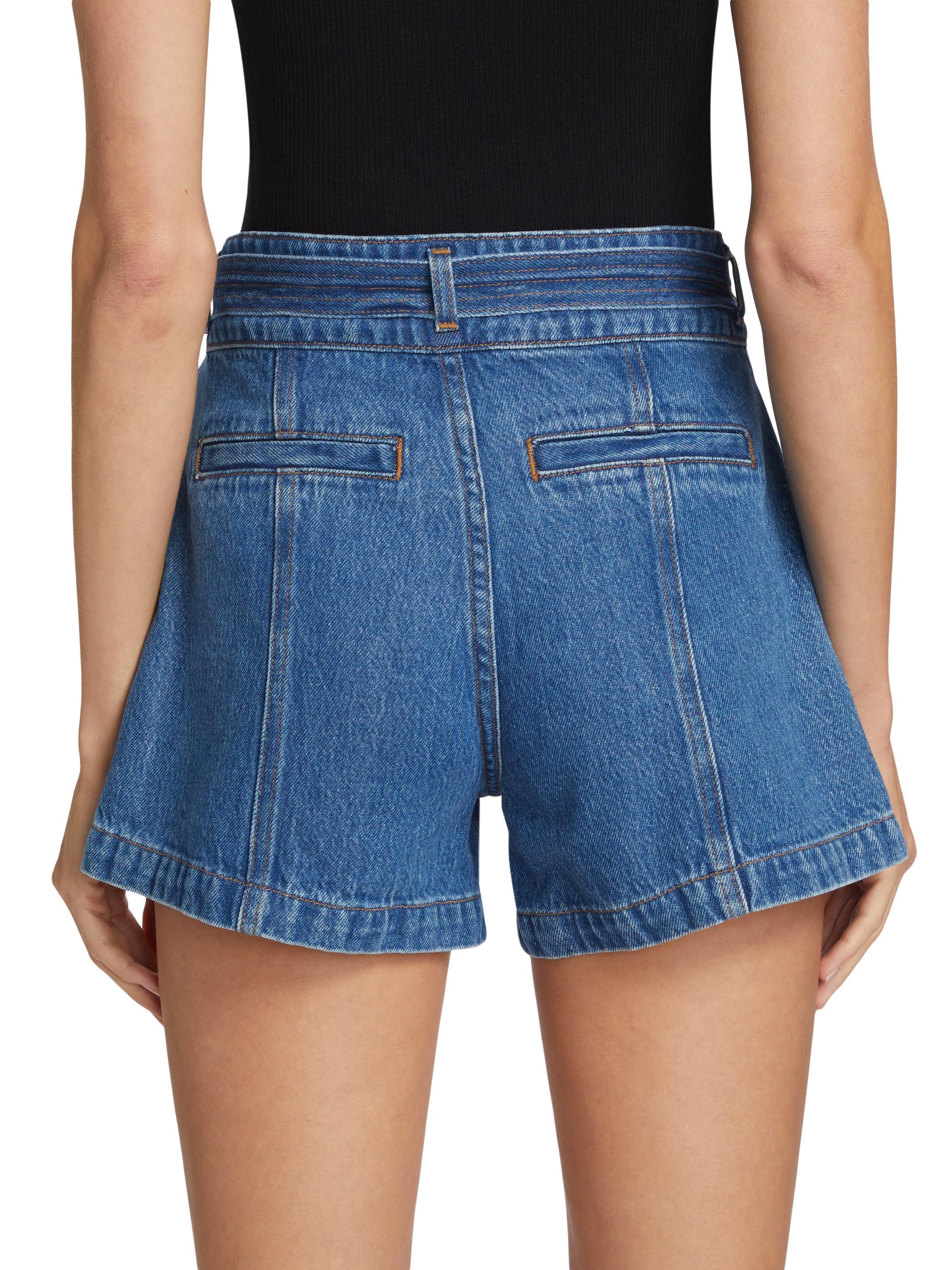 Derek Lam 10 Crosby Women's Raye Denim Utility Shorts - Carlisle | Thumbnail 5