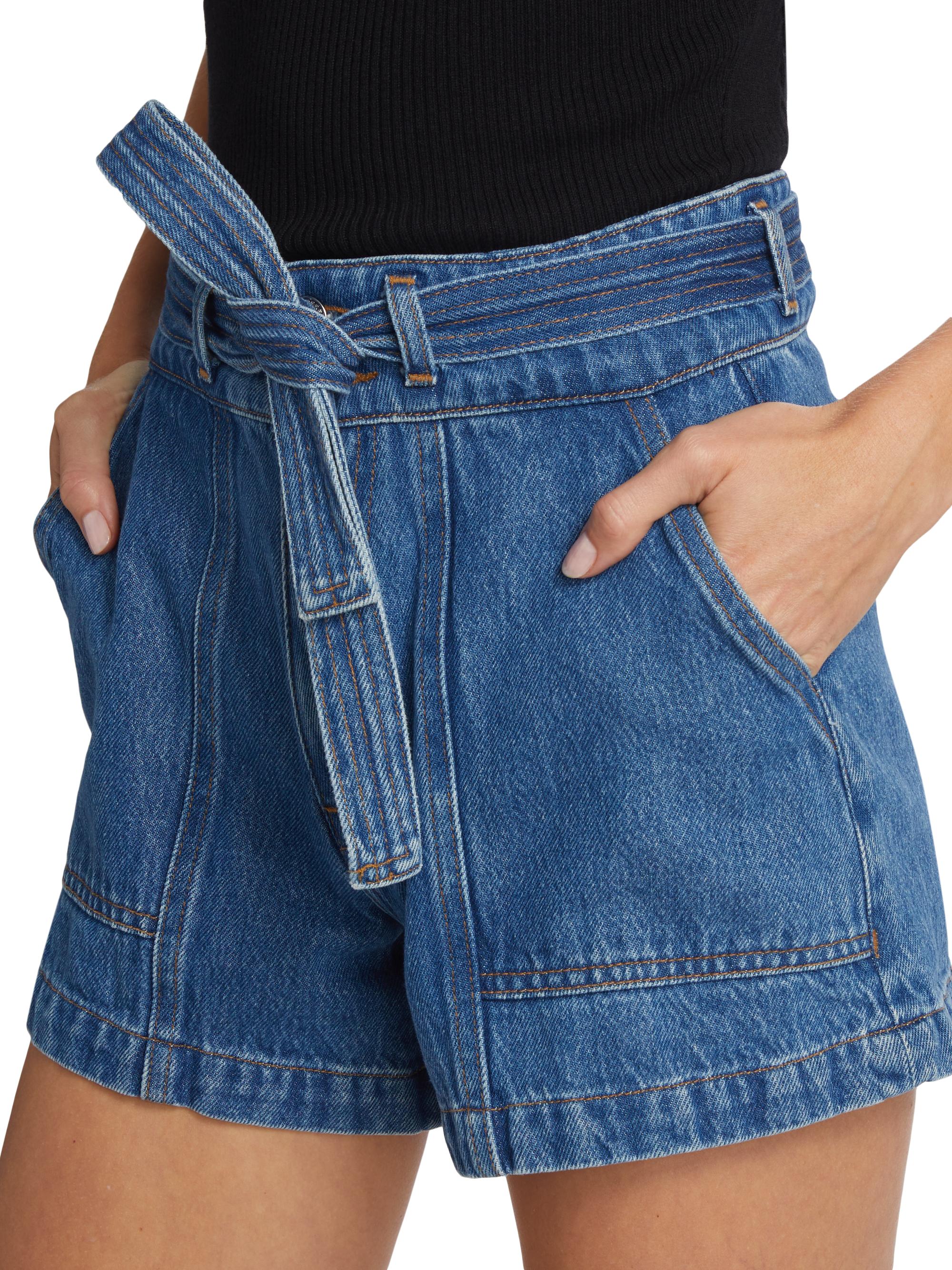 Derek Lam 10 Crosby Women's Raye Denim Utility Shorts - Carlisle | Thumbnail 6