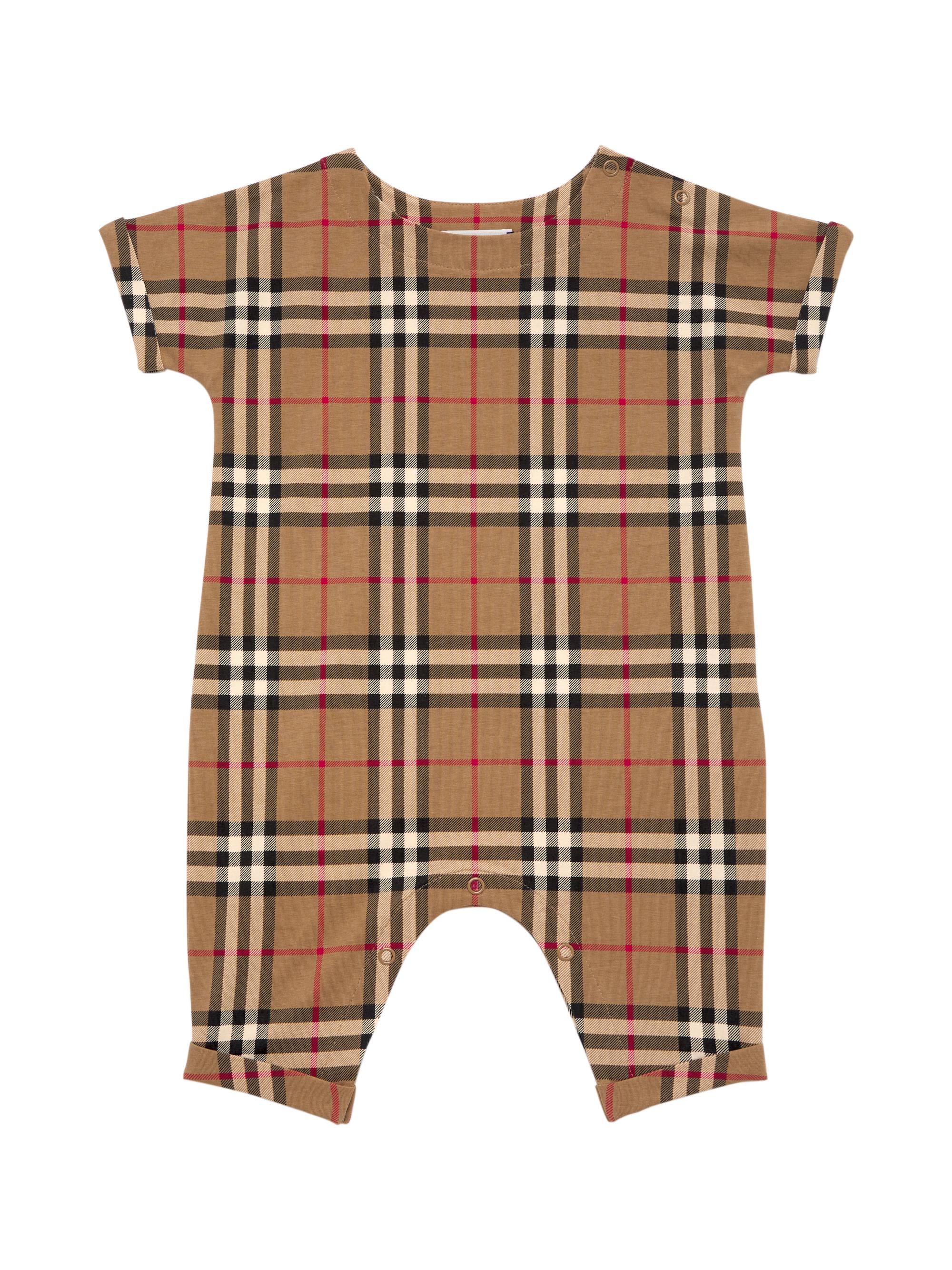 Burberry★baby Burberry Baby's Lennox Check Coveralls | Saks Fifth Avenue
