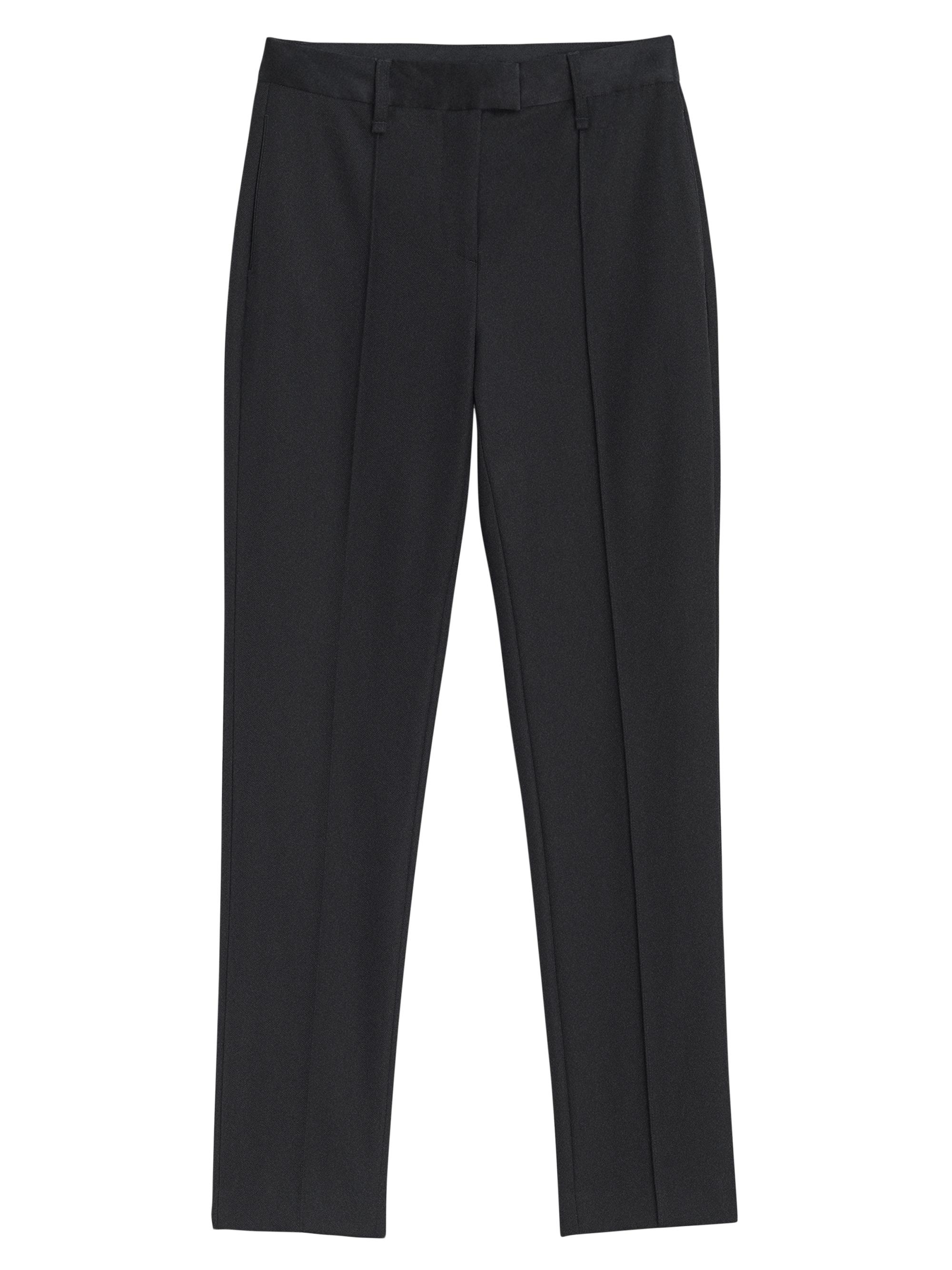rag & bone Women's Blaine Straight-Leg Wool Pants - Black