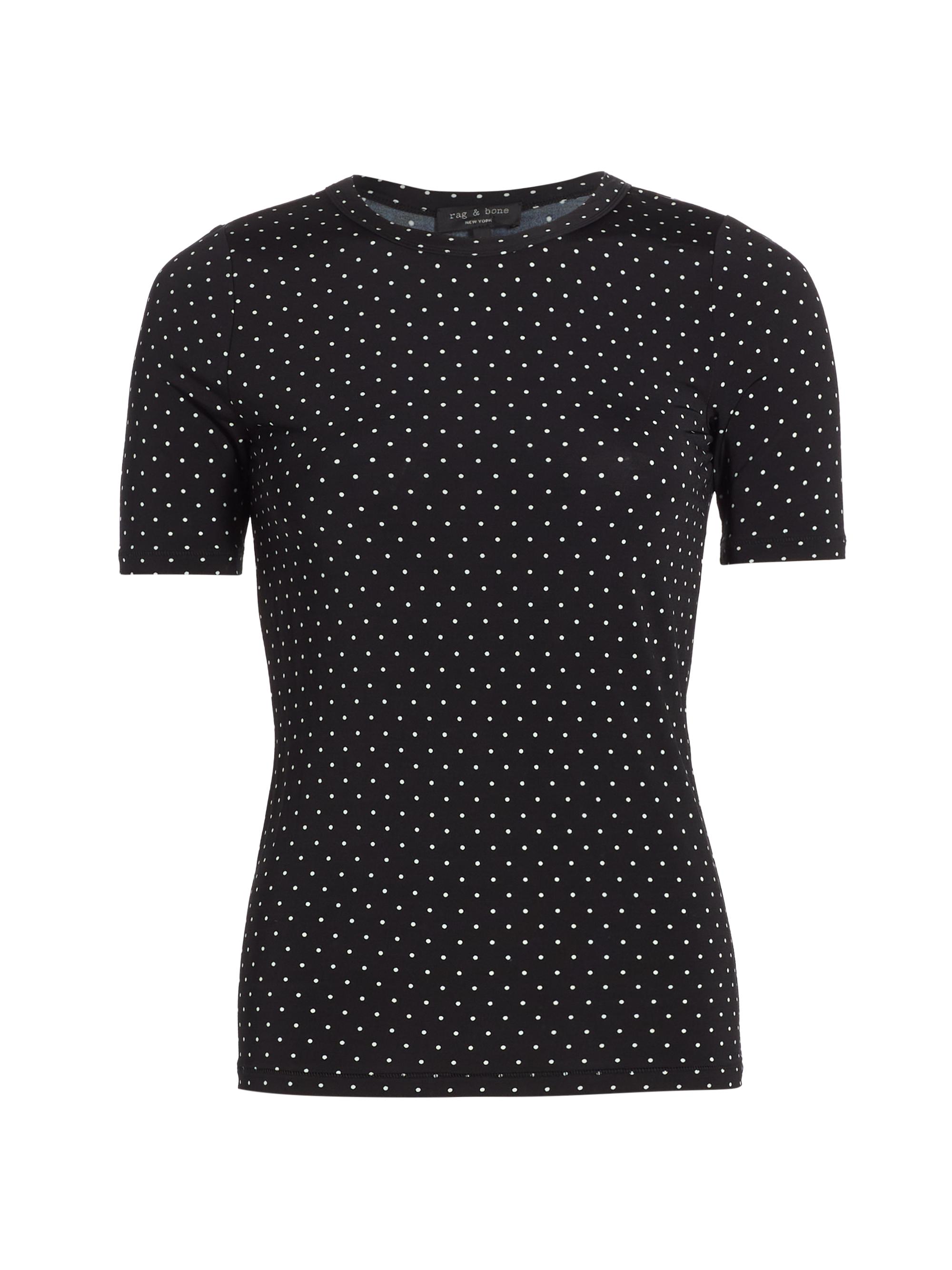 rag & bone Women's Sabeen Polka Dot T-Shirt - Polka Dot