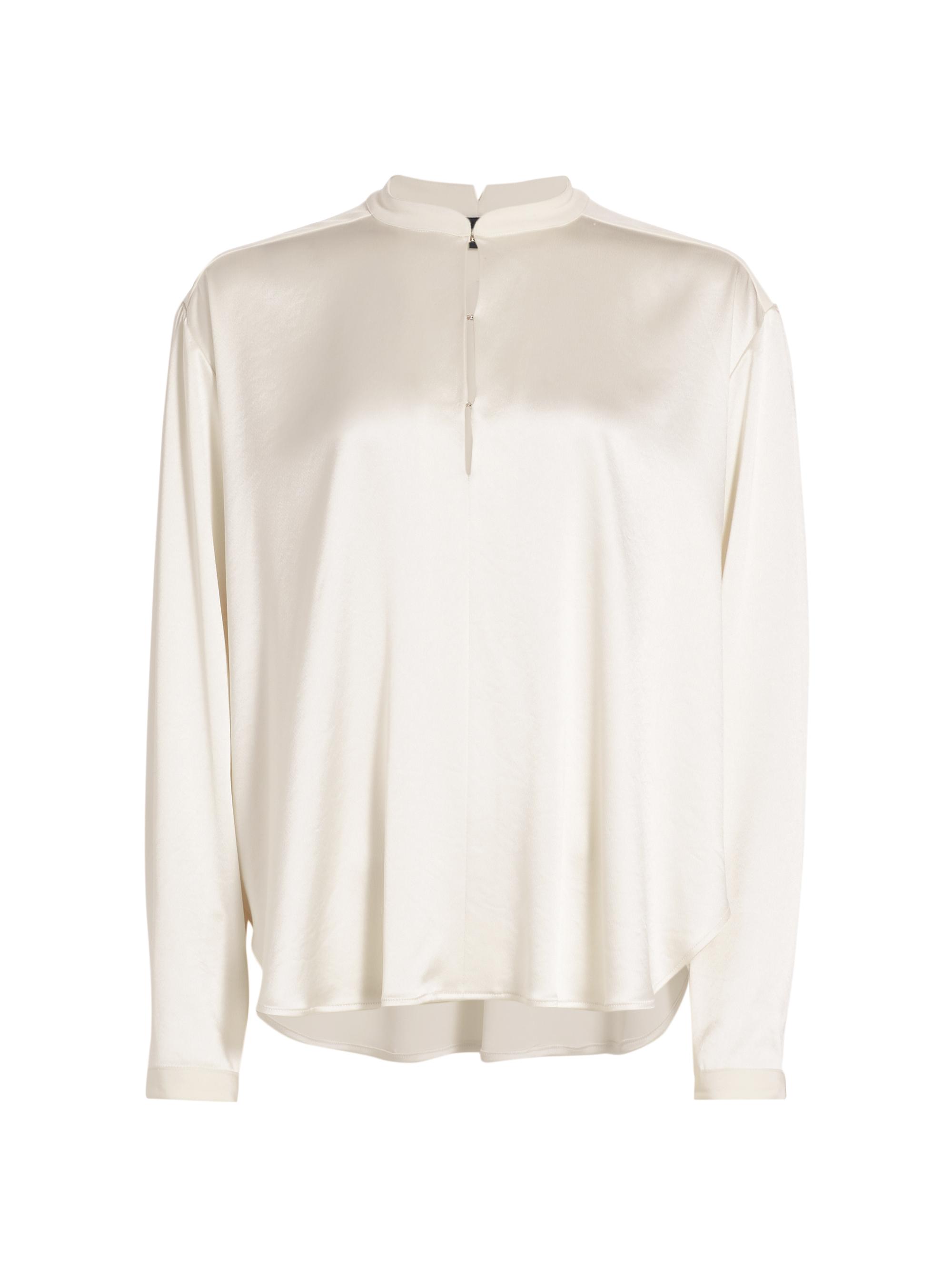rag & bone Women's Rosie Keyhole Long-Sleeve Blouse -