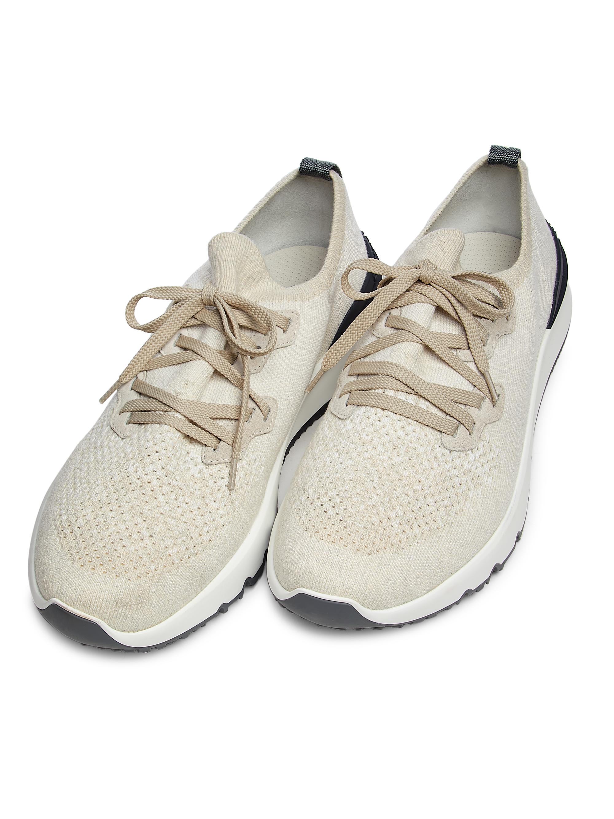 Brunello Cucinelli Stretch-Knit Low-Top Sneakers | Saks Fifth Avenue