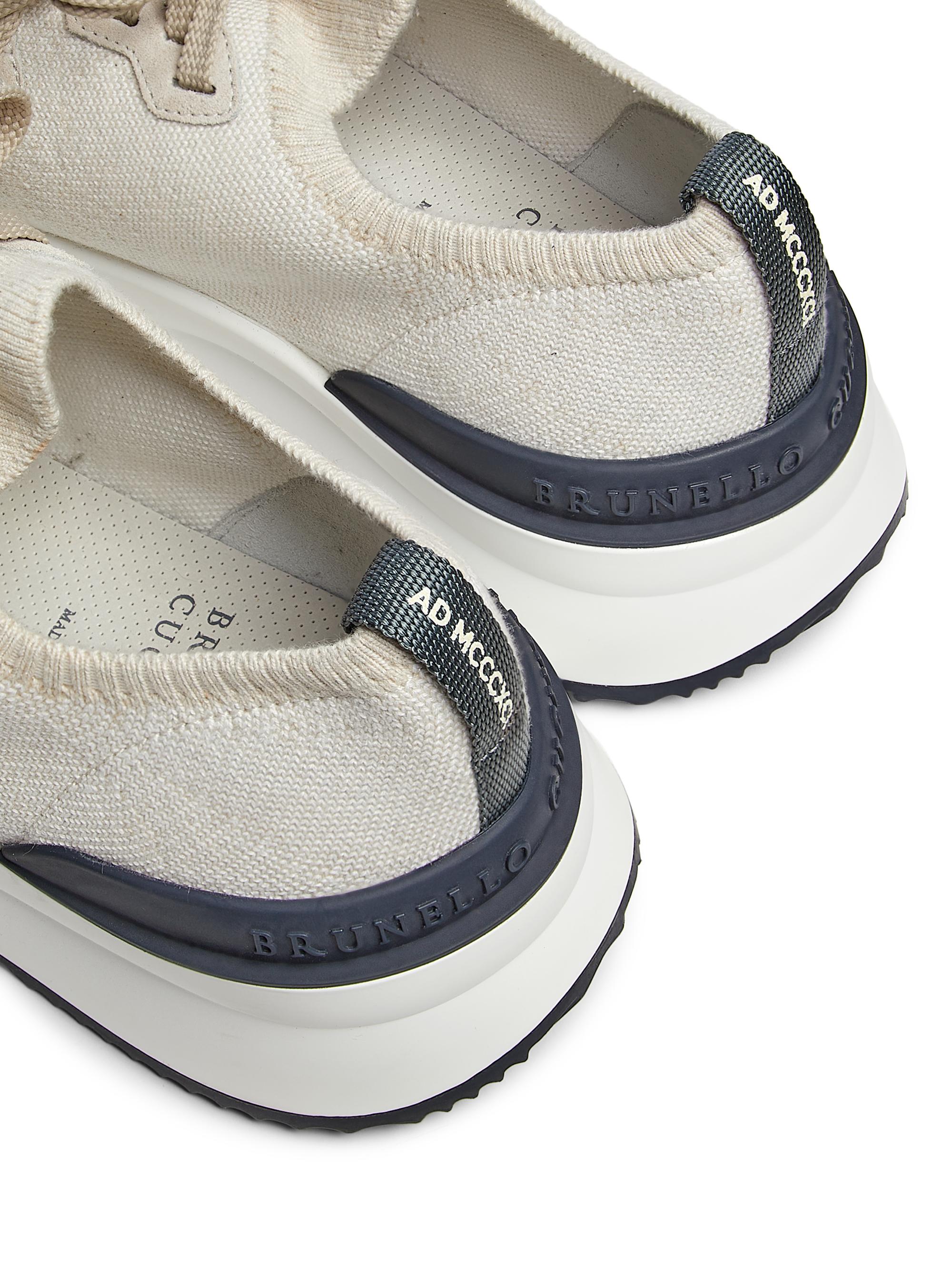 【超美品】BRUNELLO CUCINELLI アイボリーポロ Brunello Cucinelli - Off White Cotton Ribbed Full Zip Sweater