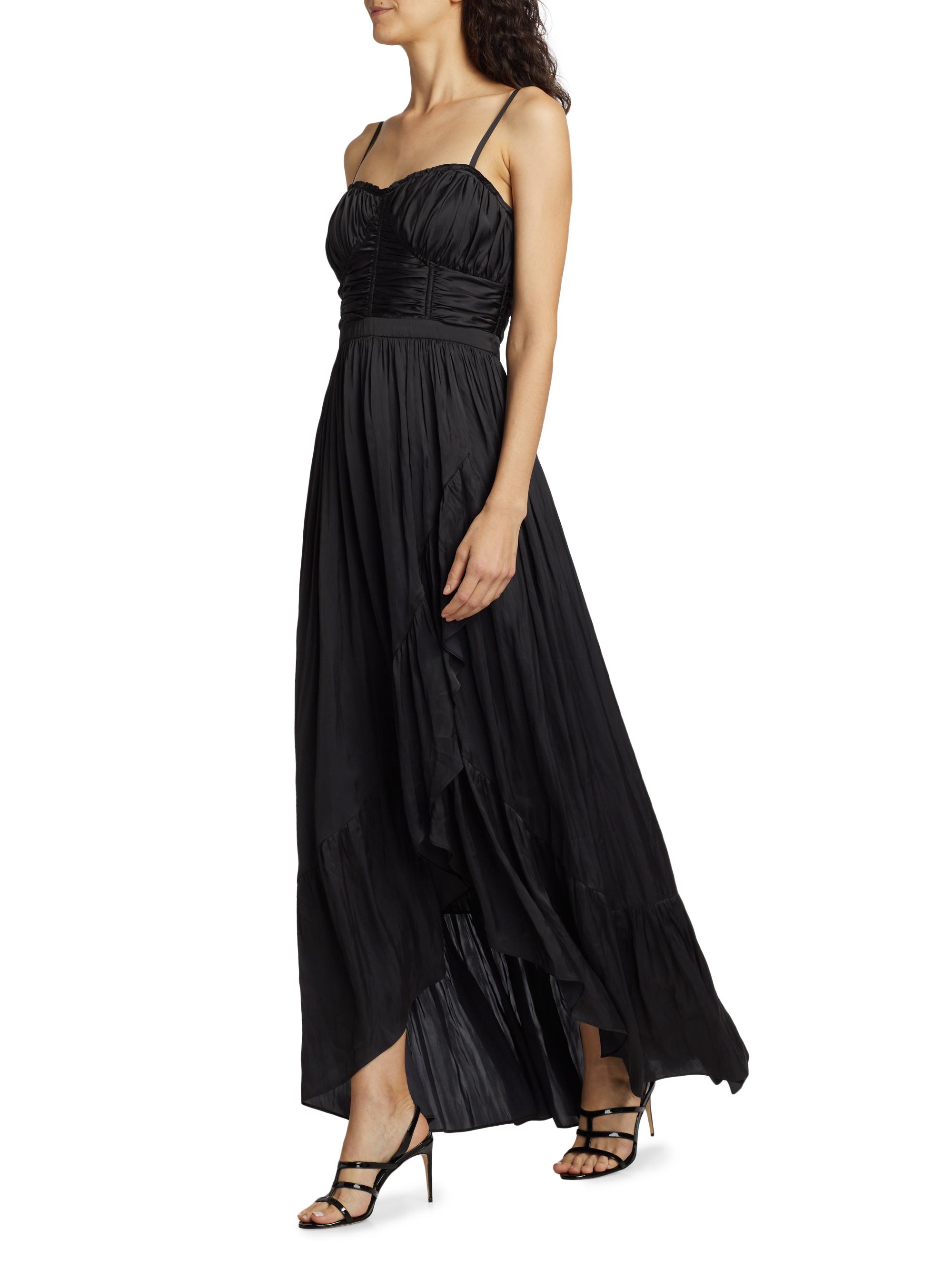 Ramy Brook Braelyn Shirred Wrap Maxi Dress | Saks Fifth Avenue