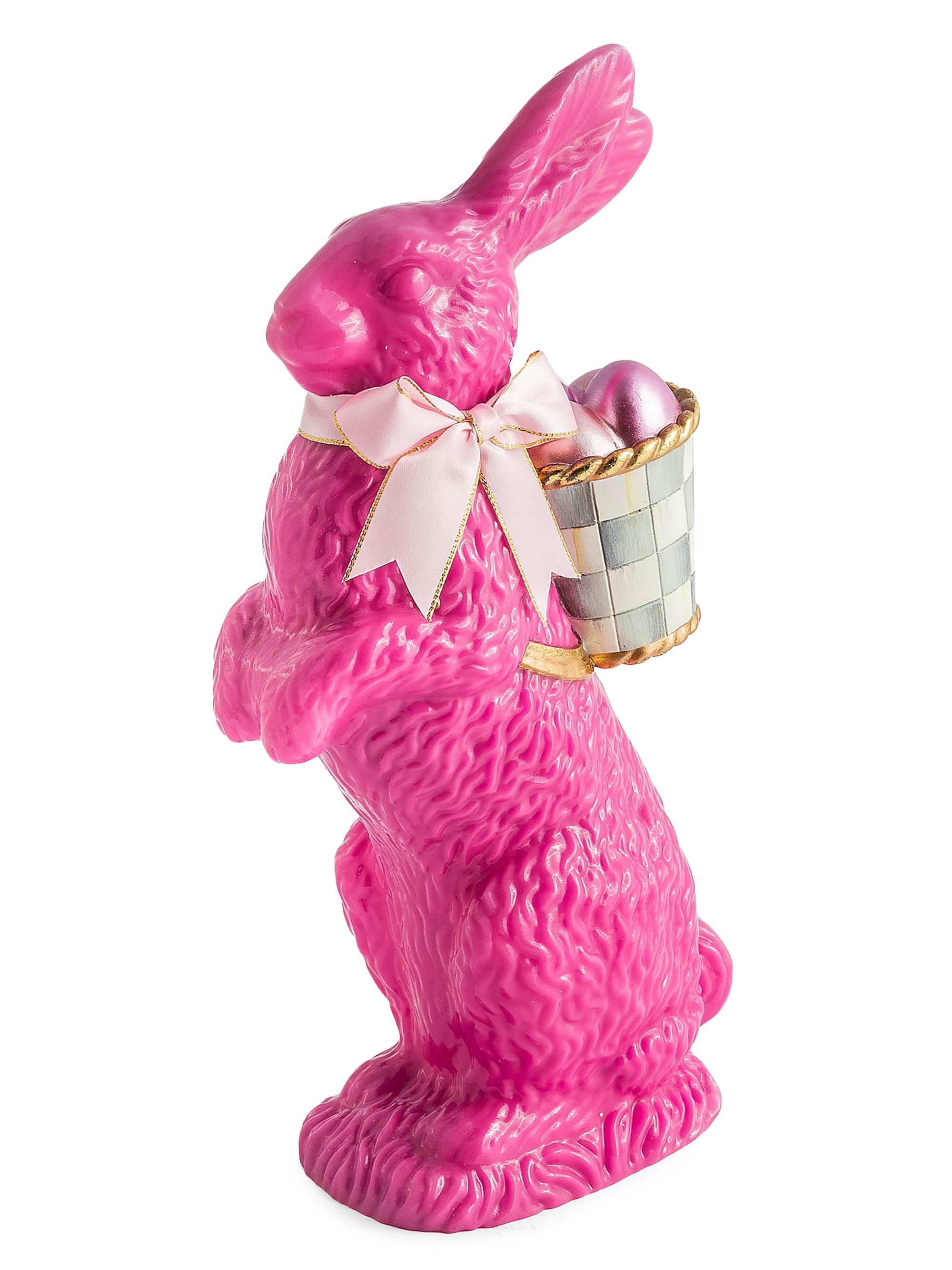 MacKenzie-Childs Touch Of Pink Backpack Bunny