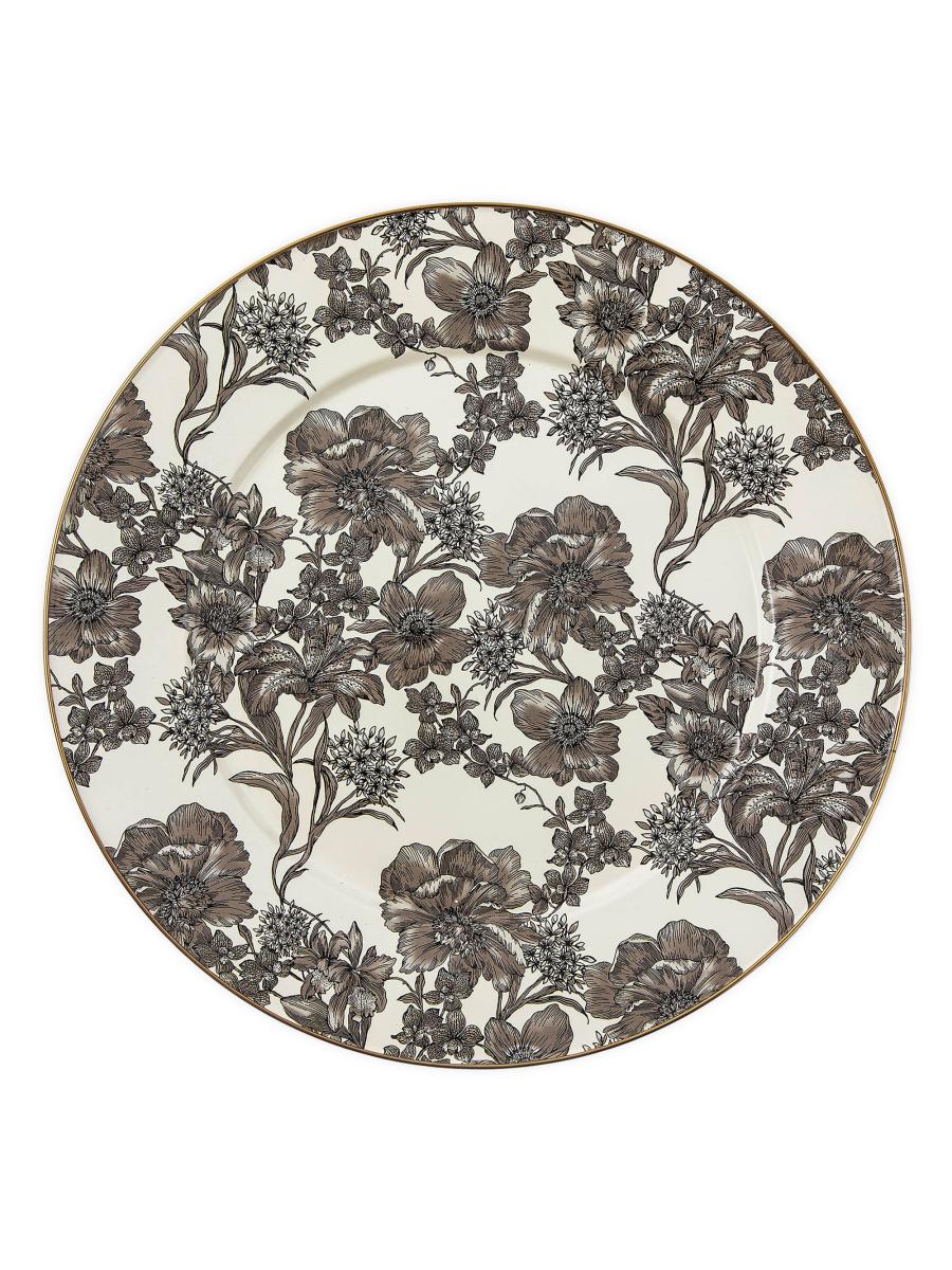 MacKenzie-Childs English Garden Sterling Enamel Serving Platter | Saks Fifth Avenue