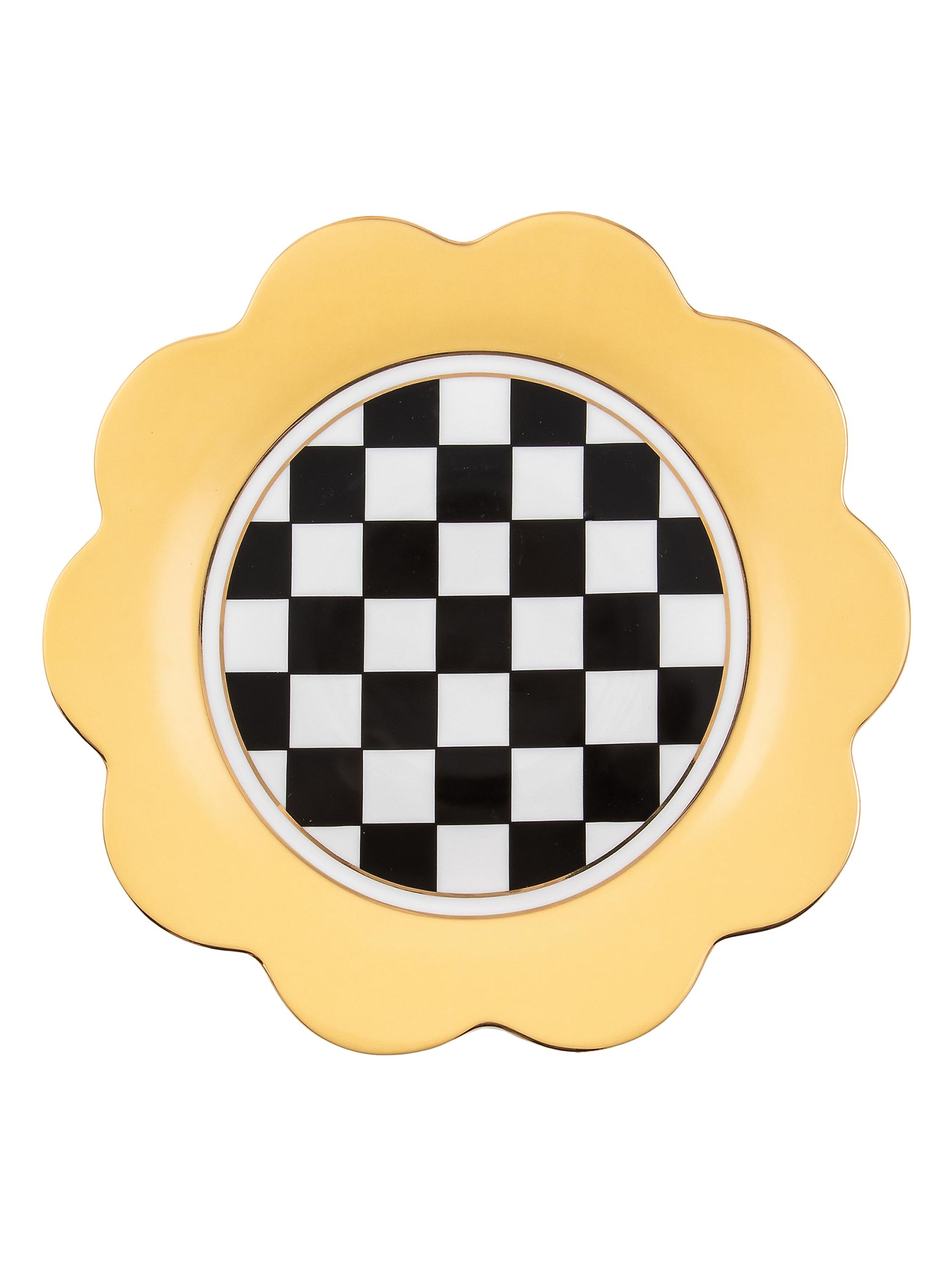 MacKenzie-Childs Butterfly Toile Buttercream Dinner Plate - Butter Cream