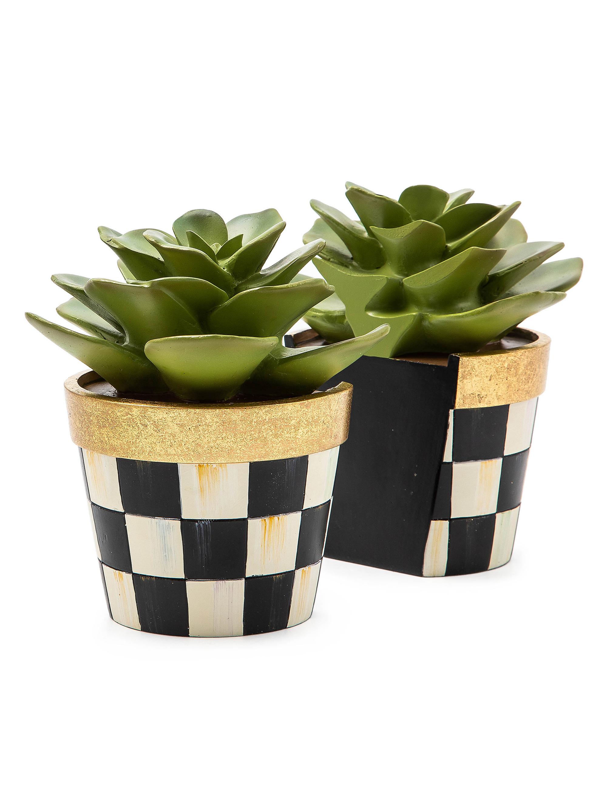 MacKenzie-Childs Succulent Bookends