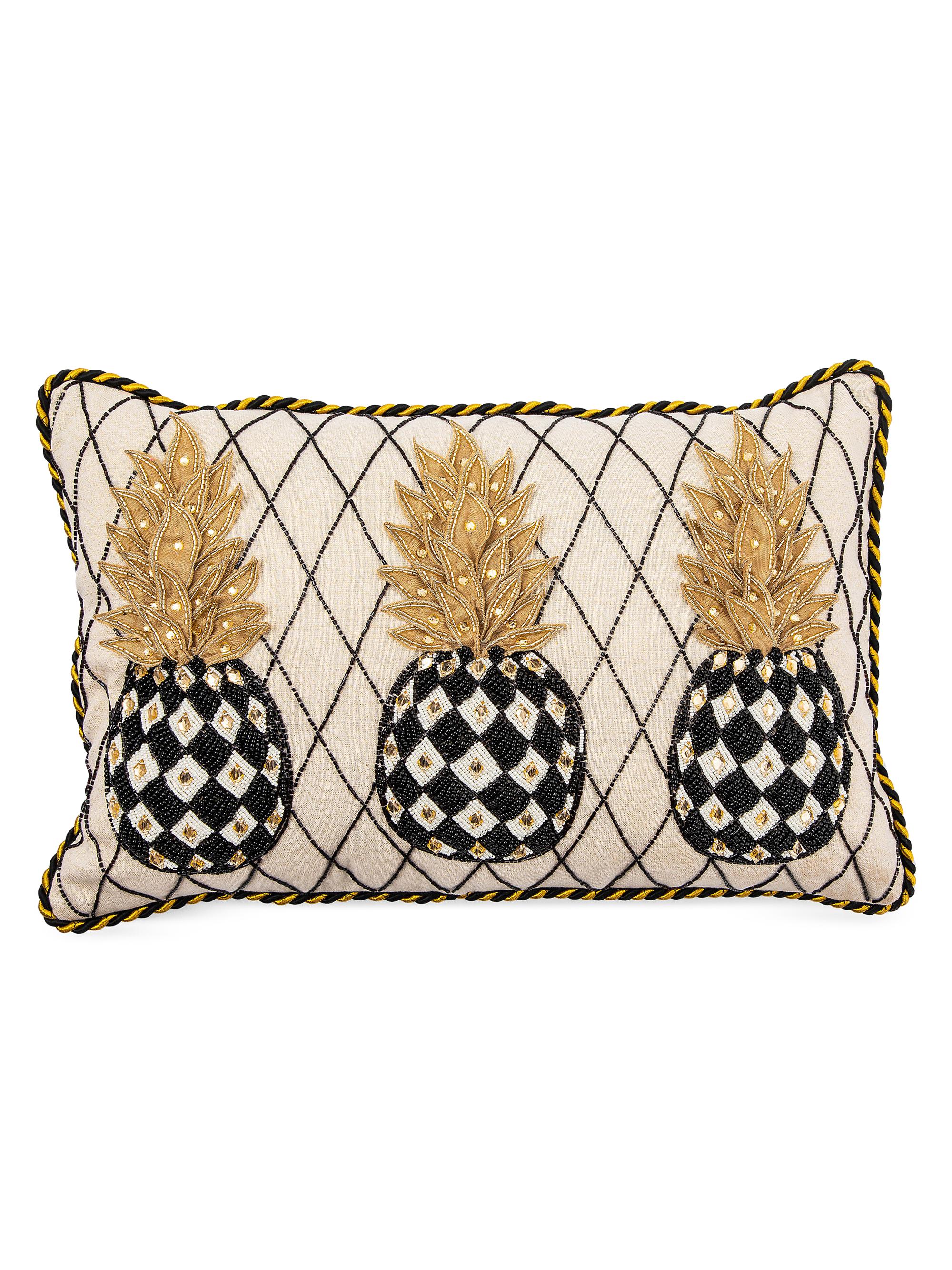 MacKenzie-Childs Pineapple Lumbar Pillow