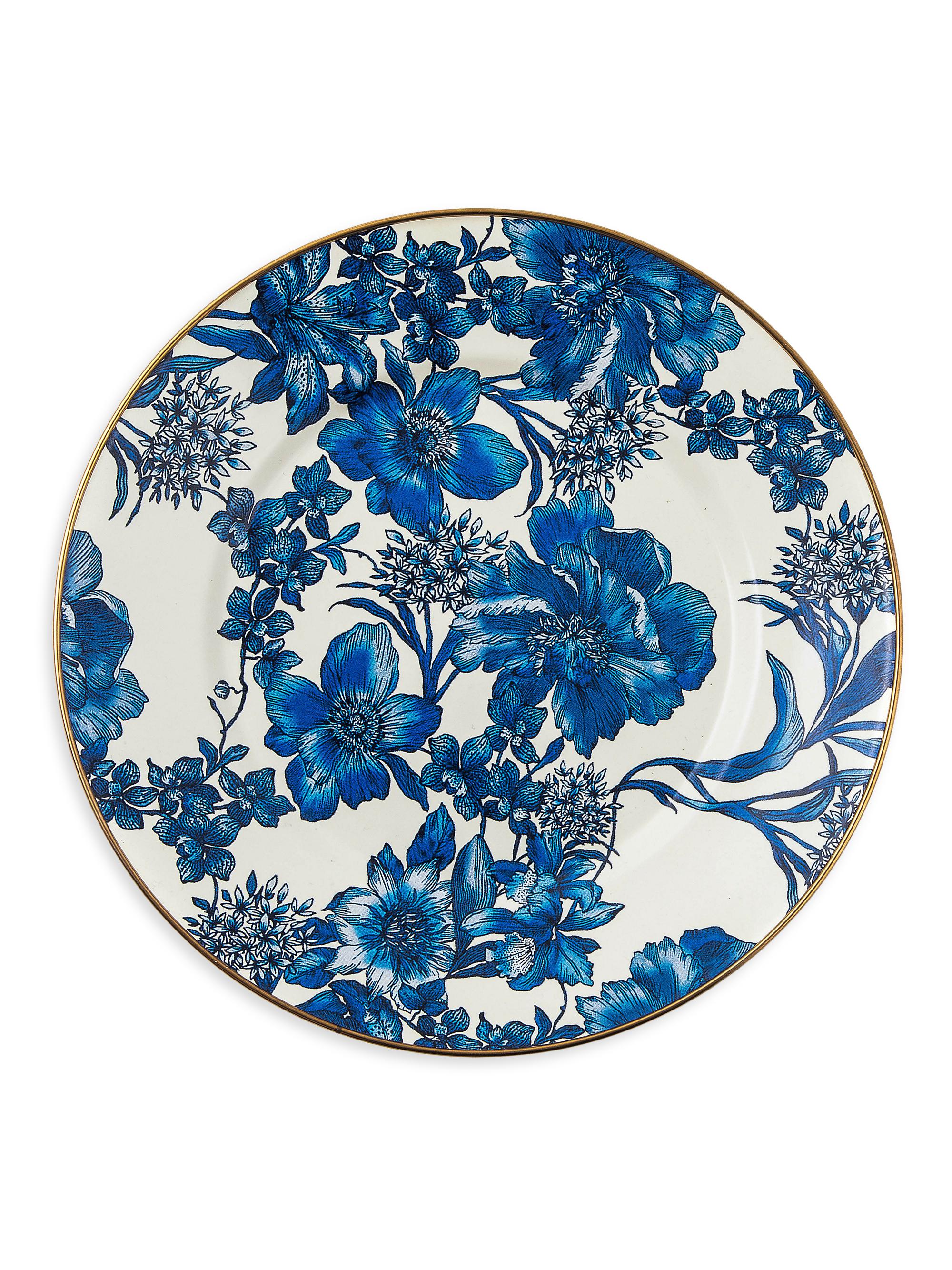 MacKenzie-Childs English Garden Enamel Dinner Plate