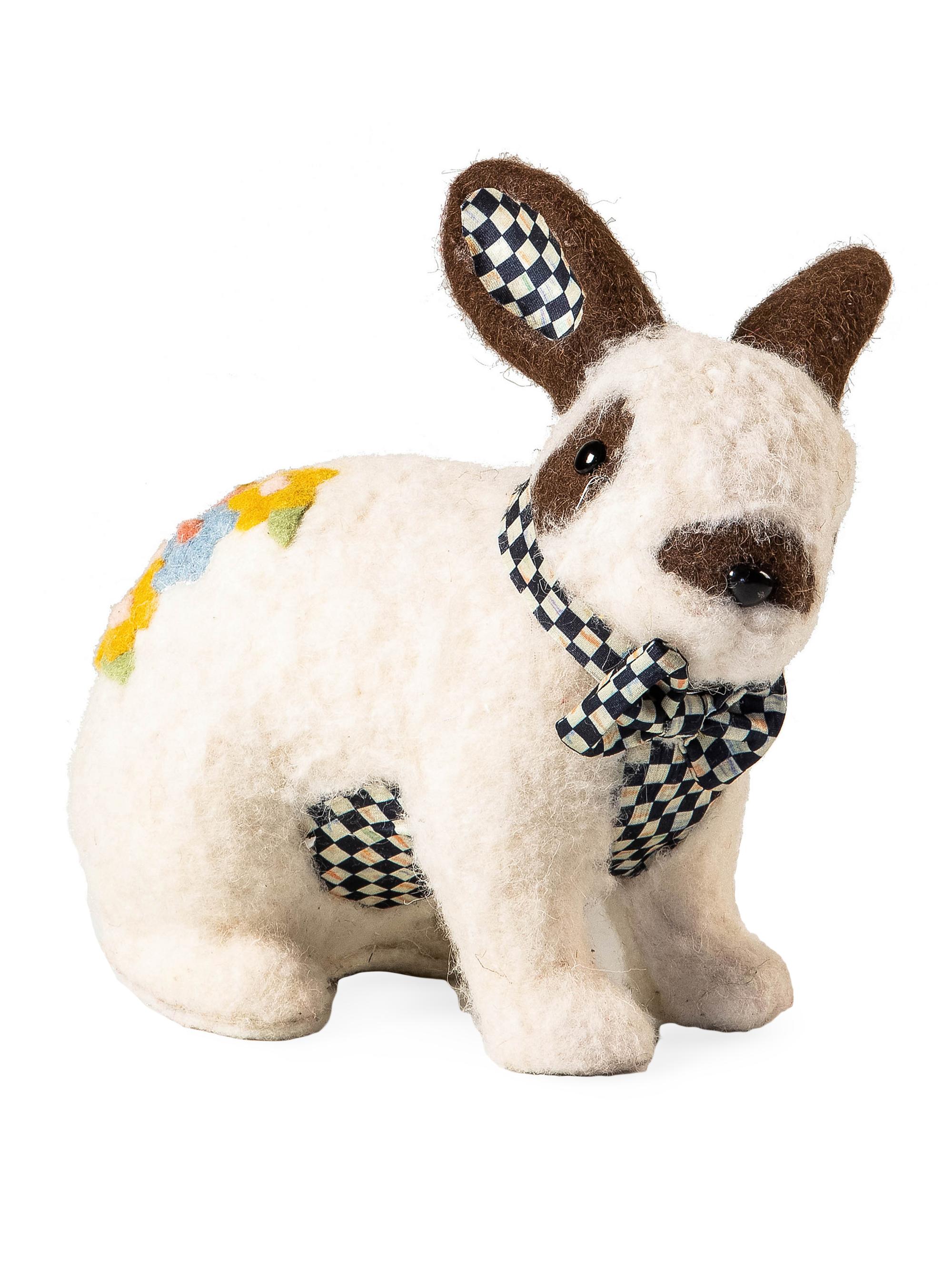 MacKenzie-Childs Spring Fling Felted Resting Bunny