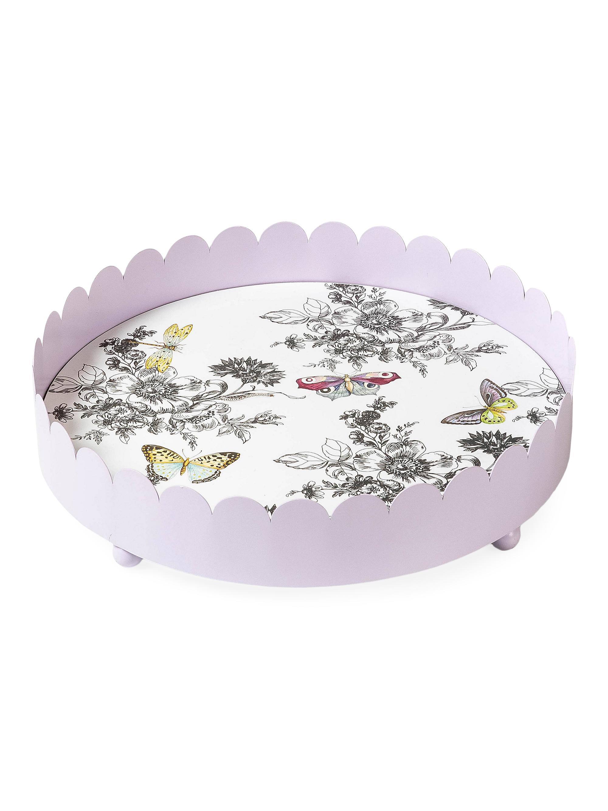 MacKenzie-Childs Butterfly Toile Tray