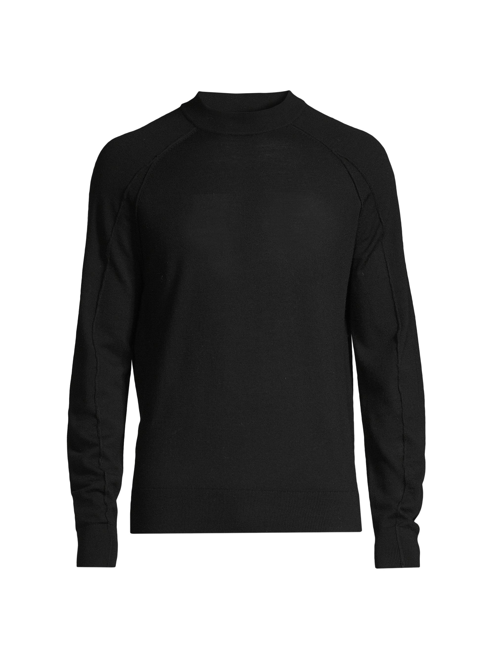 Good Man Brand Men's MVP Wool Slim-Fit Sweater - Black
