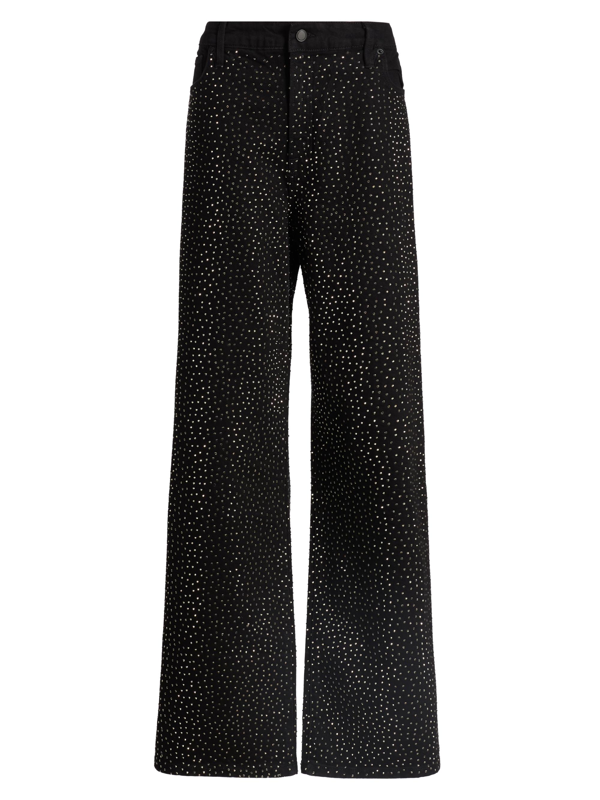 Zimmermann Tuck Belted Polka Dot Wide-Leg Pant | Saks Fifth Avenue