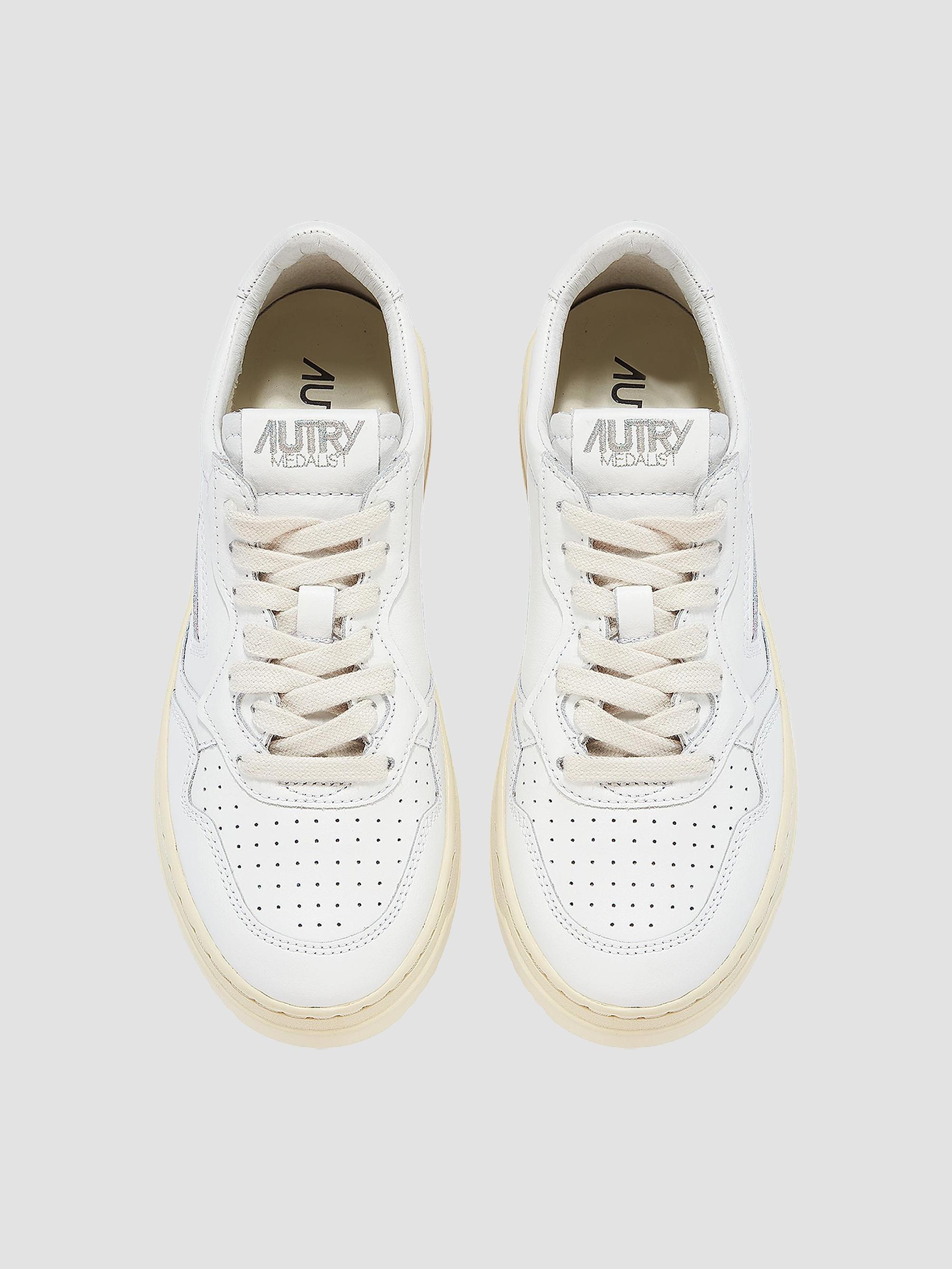 AUTRY Medalist Leather Low-Top Sneakers | Saks Fifth Avenue