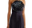 Sequined Floral Bandeau Top
